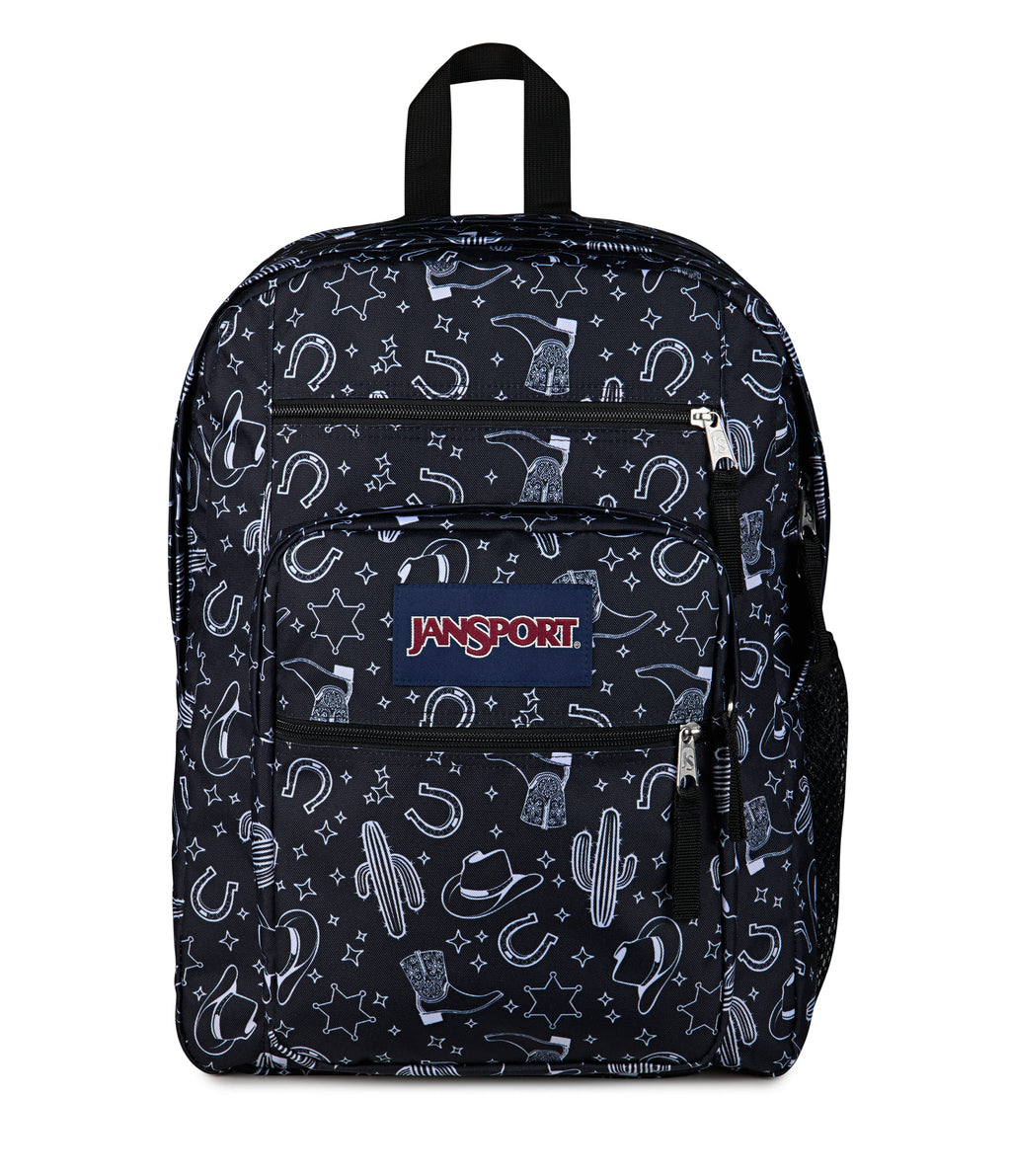 JanSport Big Student Laptop Backpack - Wild West Escape Black