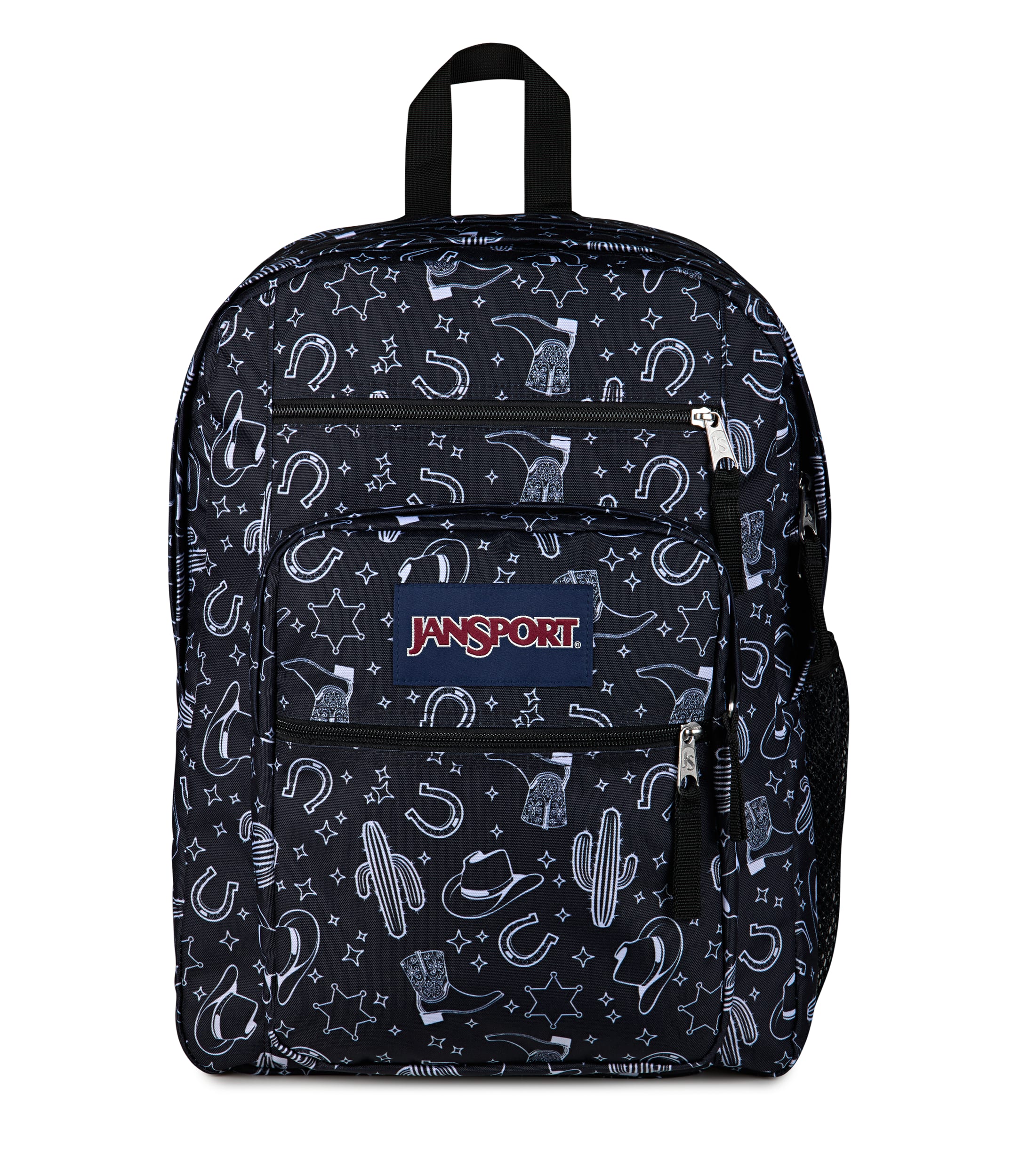 JanSport Big Student Laptop Backpack - Wild West Escape Black