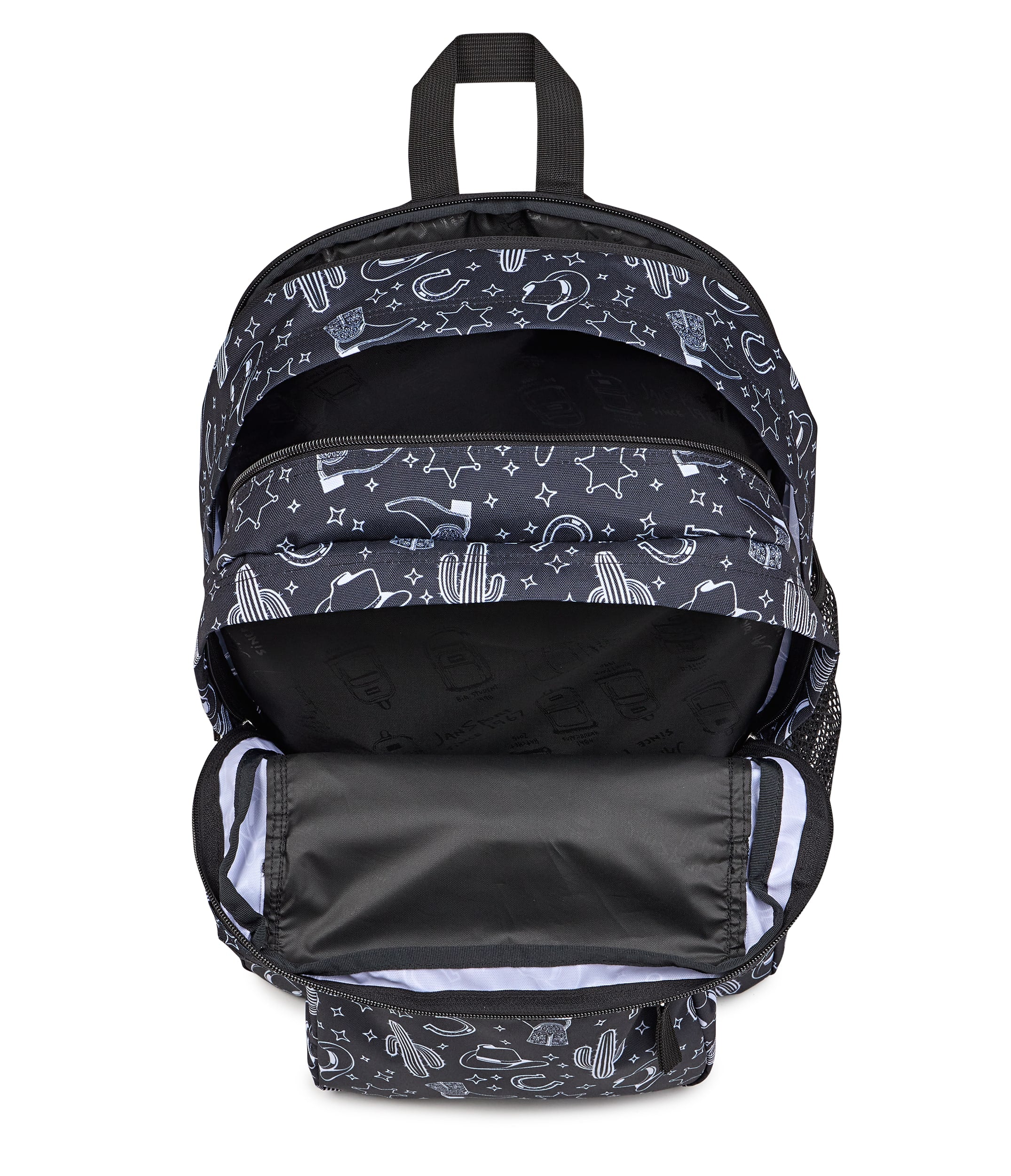 JanSport Big Student Laptop Backpack - Wild West Escape Black