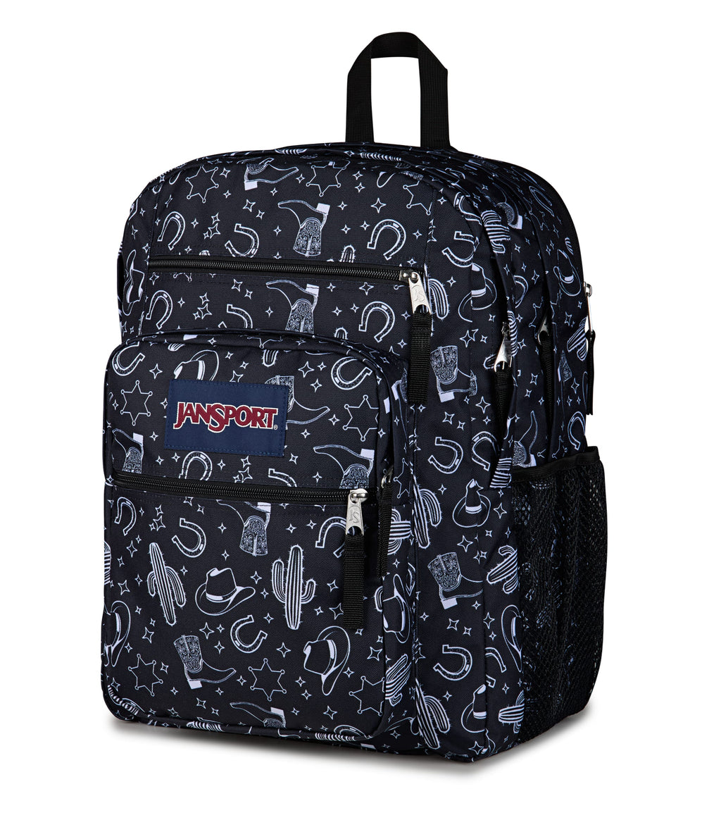 JanSport Big Student Laptop Backpack - Wild West Escape Black