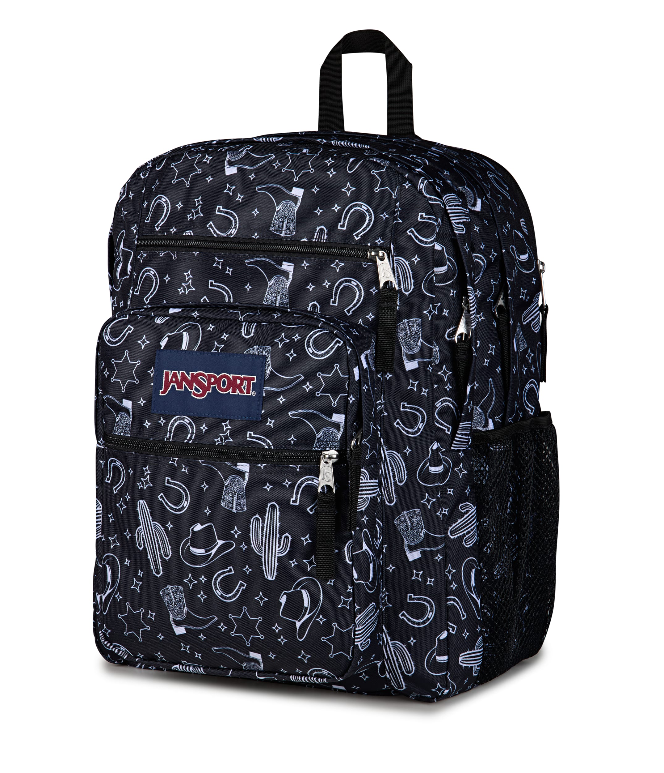 JanSport Big Student Laptop Backpack - Wild West Escape Black
