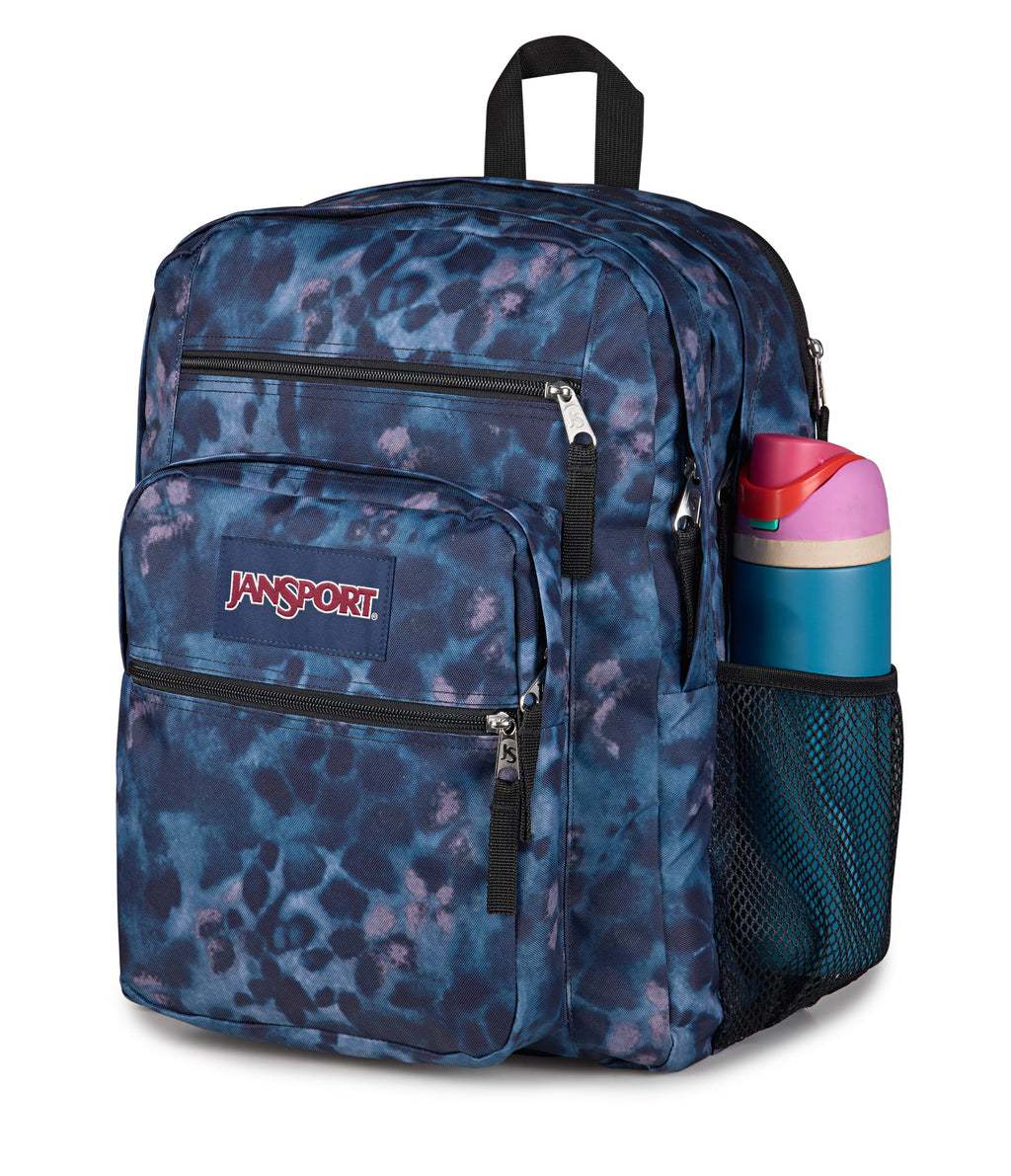 JanSport Big Student Laptop Backpack - Ghostly Floral Navy