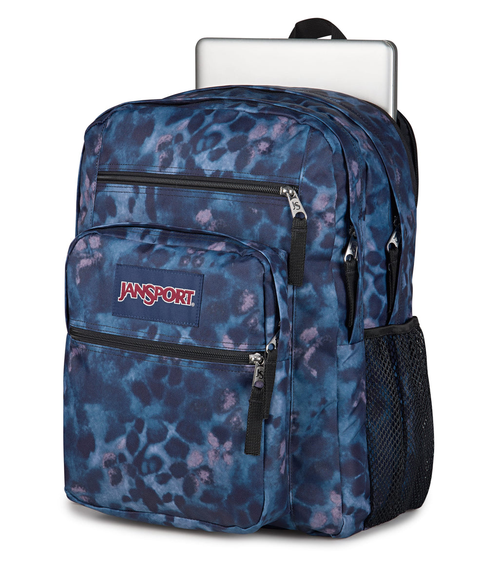 JanSport Big Student Laptop Backpack - Ghostly Floral Navy