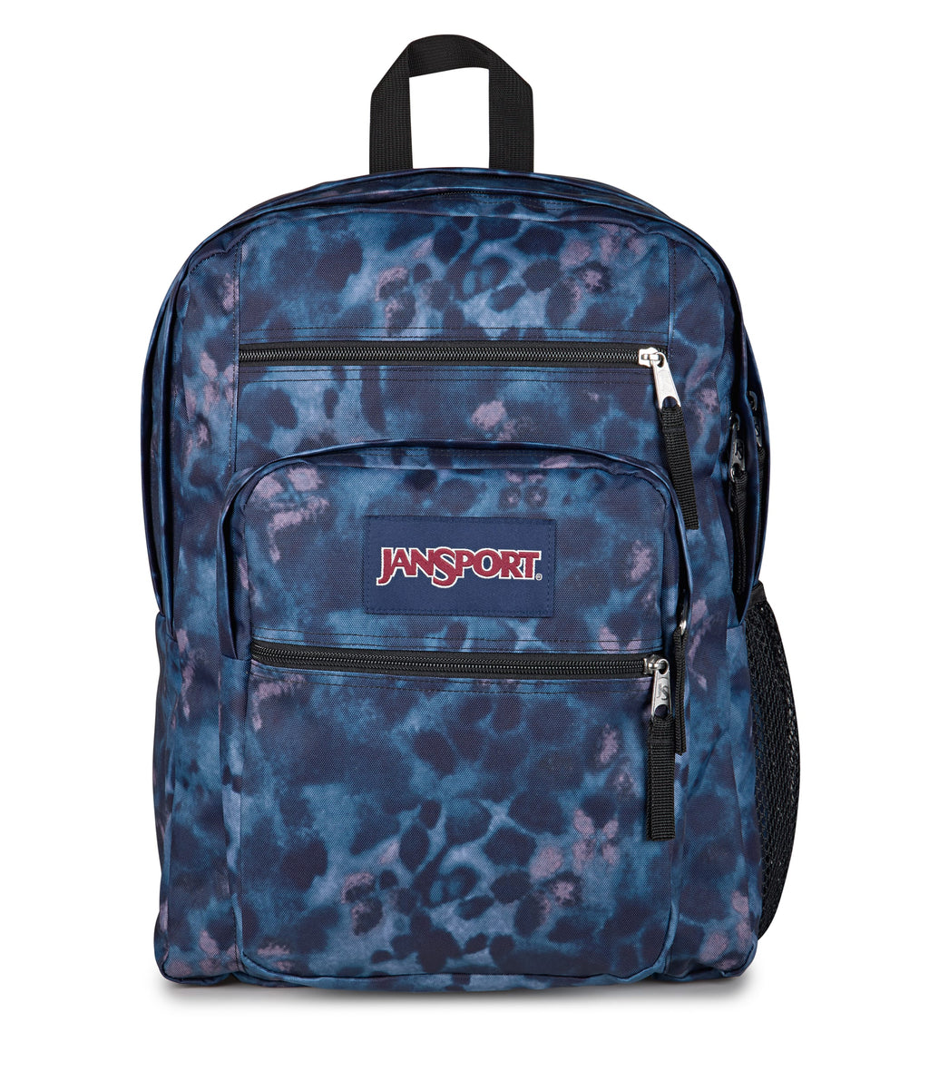 JanSport Big Student Laptop Backpack - Ghostly Floral Navy
