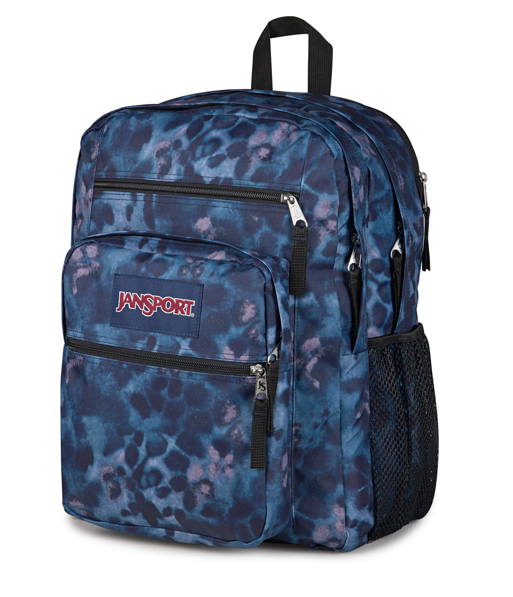 JanSport Big Student Laptop Backpack - Ghostly Floral Navy