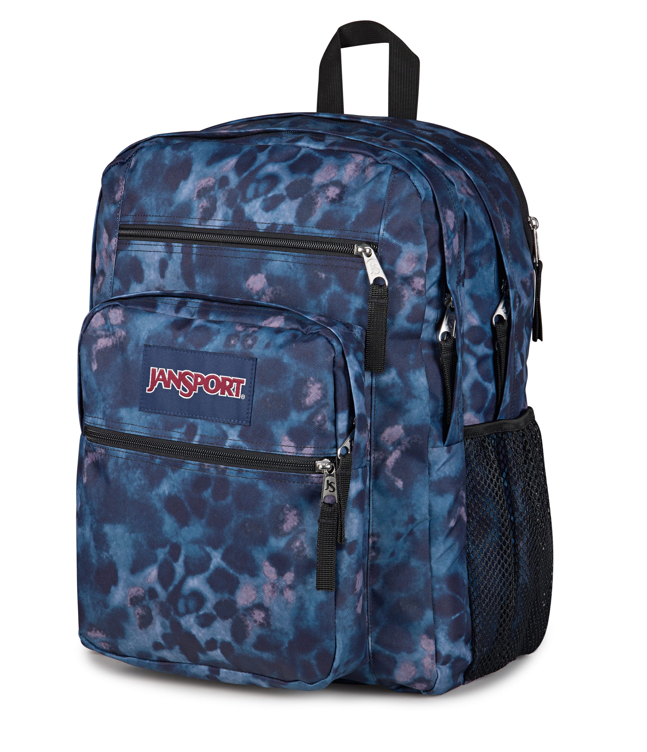 JanSport Big Student Laptop Backpack - Ghostly Floral Navy