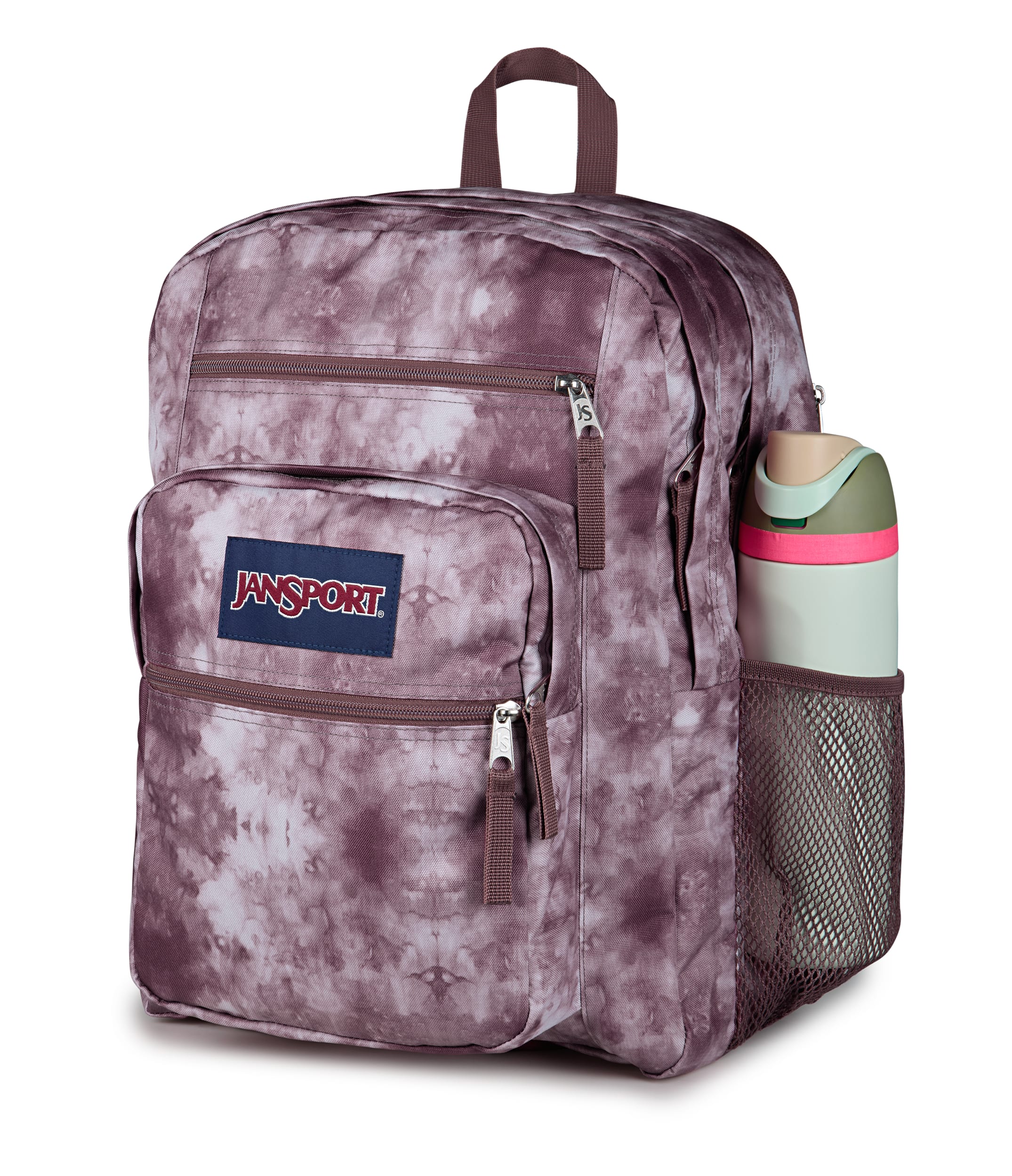 JanSport Big Student Laptop Backpack - Ice Dye Mahogany Haze
