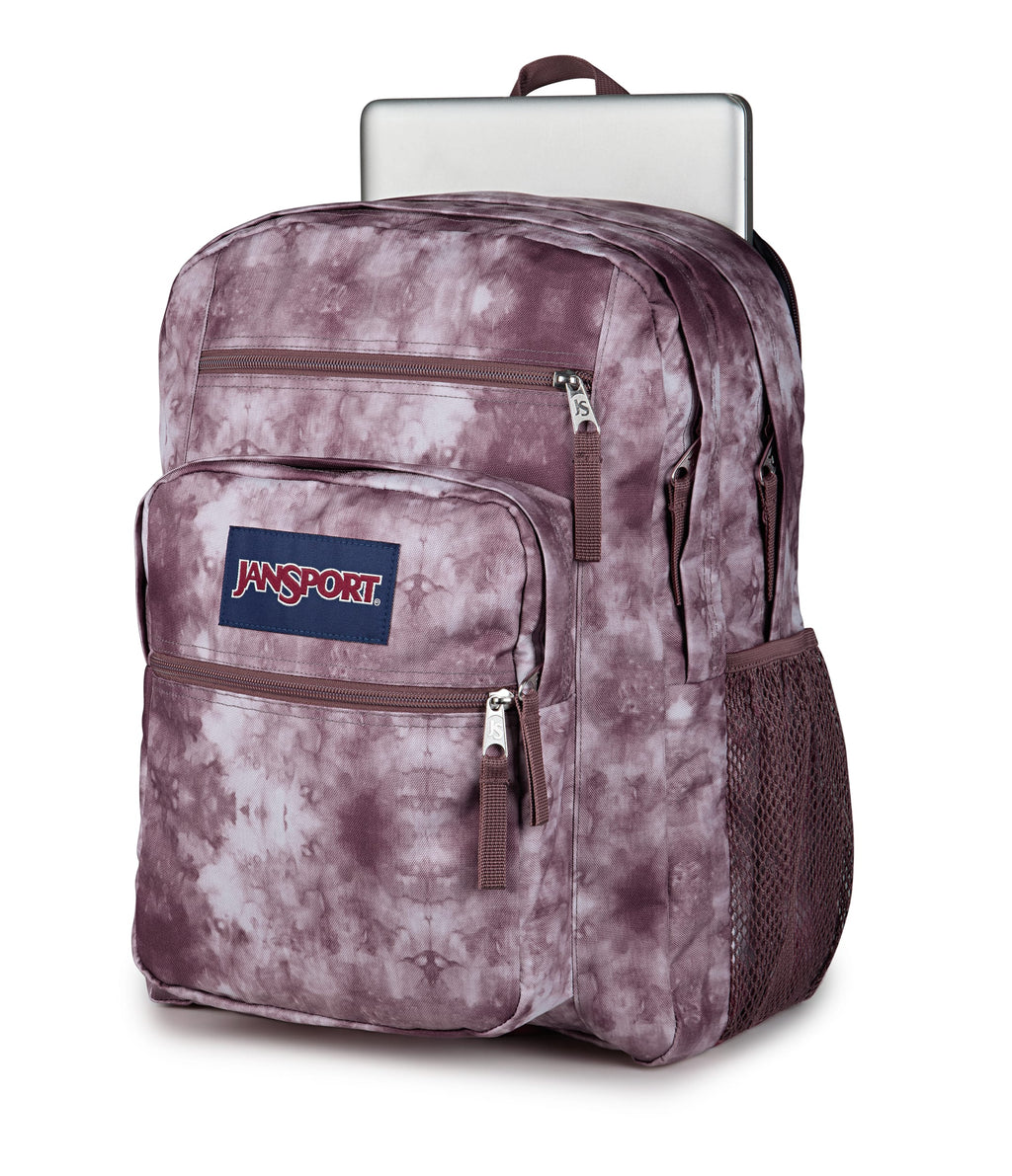 JanSport Big Student Laptop Backpack - Ice Dye Mahogany Haze
