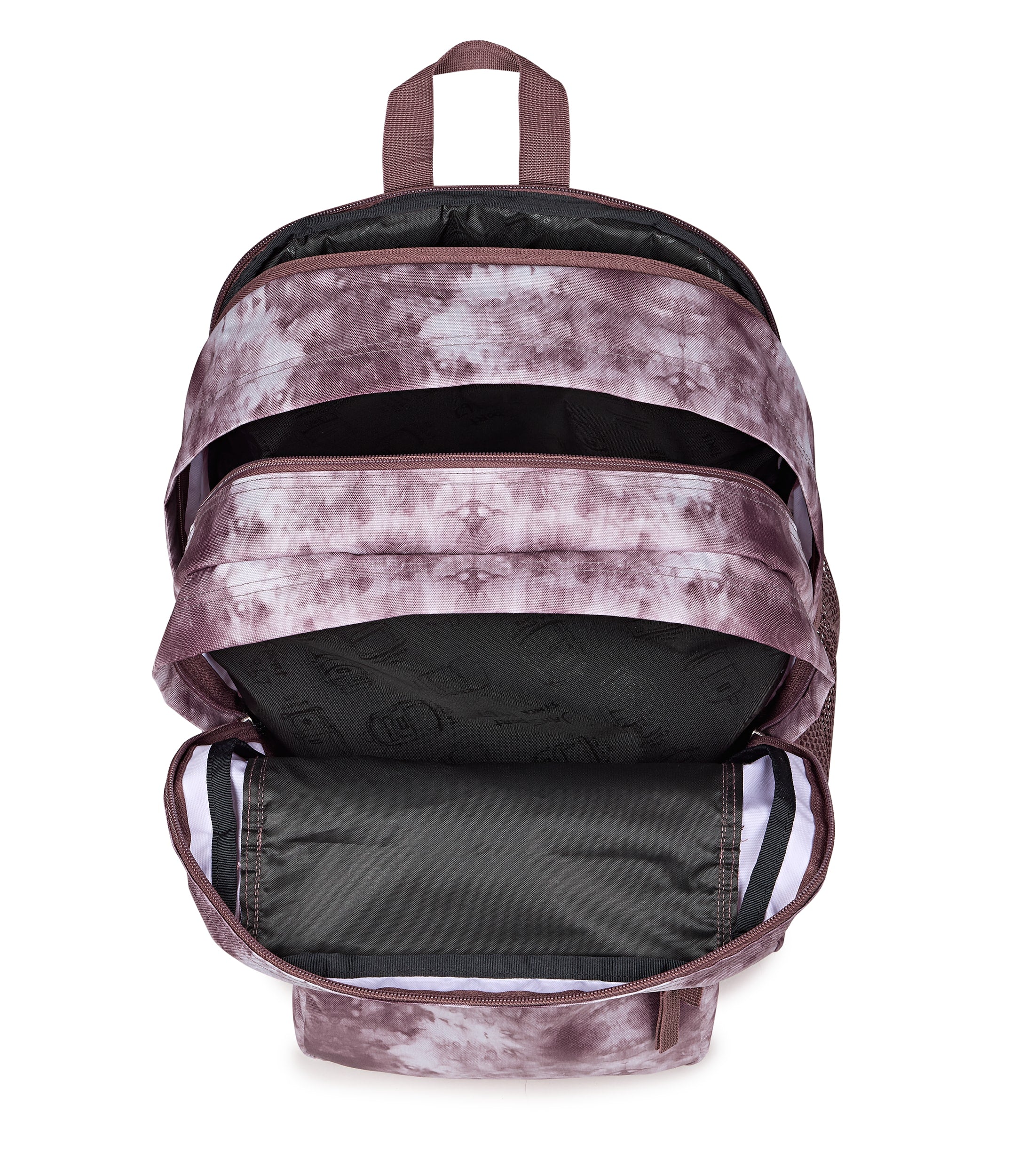 JanSport Big Student Laptop Backpack - Ice Dye Mahogany Haze