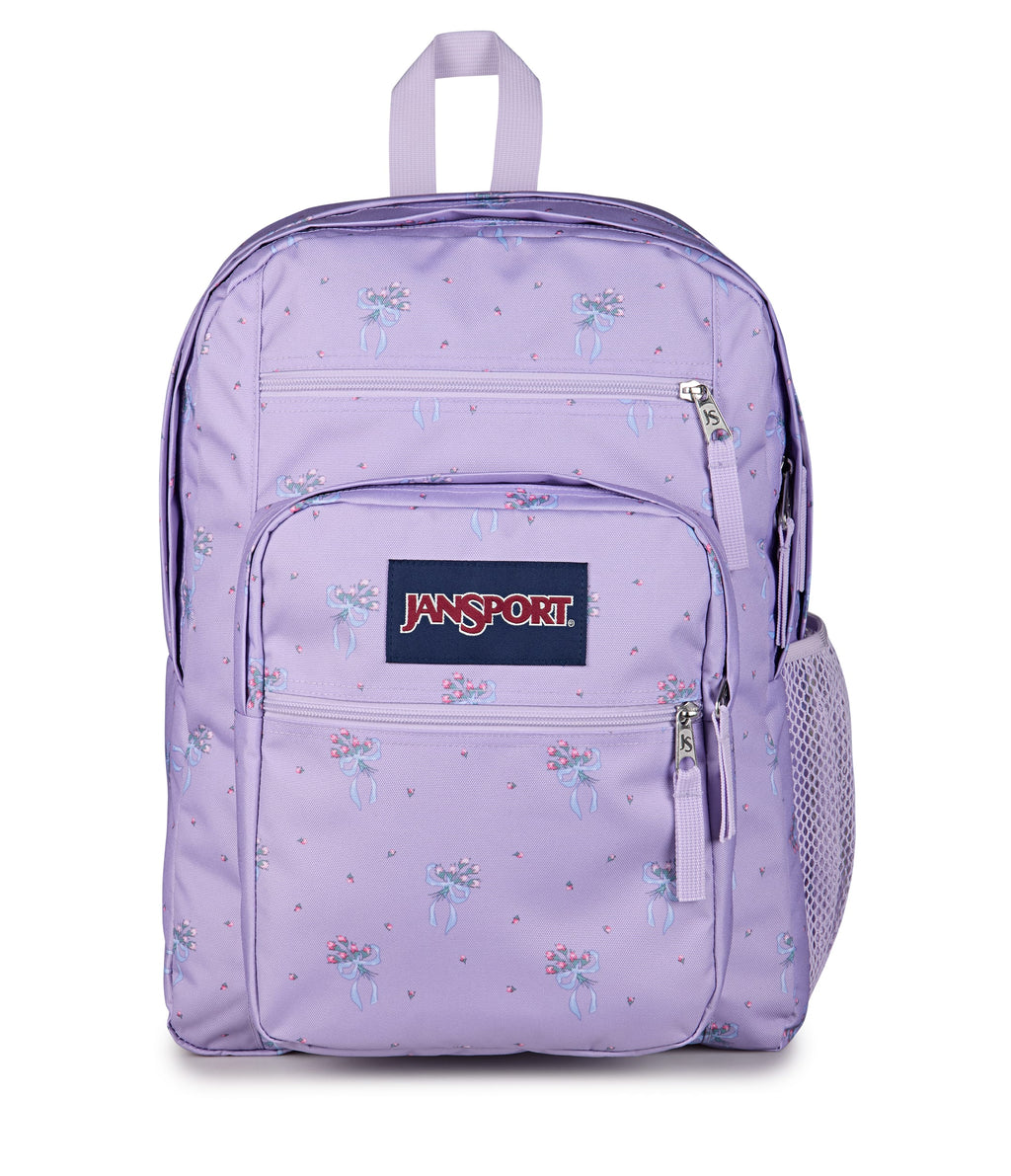 JanSport Big Student Laptop Backpack - Pastel Petals Lilac