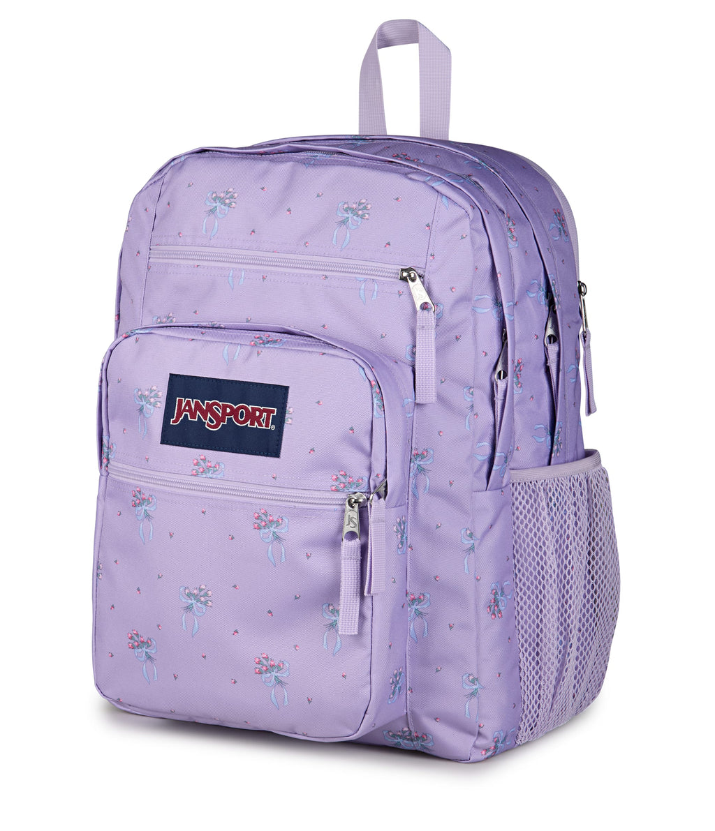 JanSport Big Student Laptop Backpack - Pastel Petals Lilac