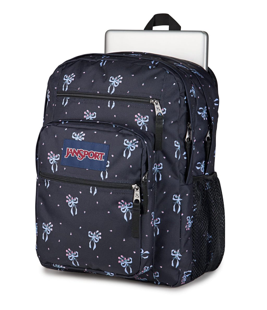 JanSport Big Student Laptop Backpack - Pastel Petals Black