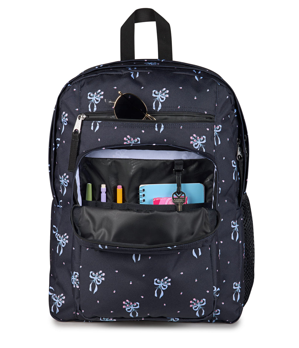 JanSport Big Student Laptop Backpack - Pastel Petals Black