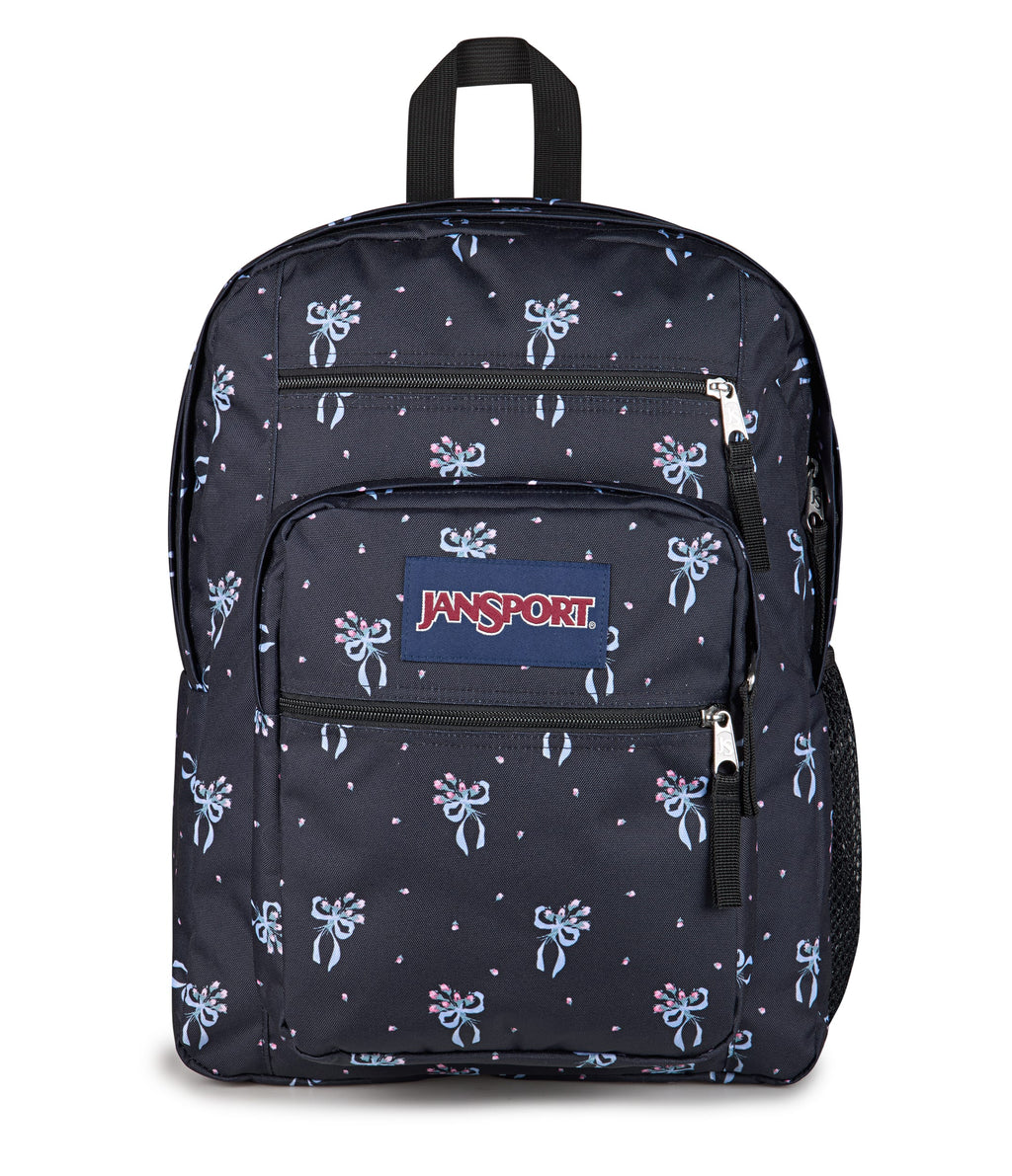 JanSport Big Student Laptop Backpack - Pastel Petals Black