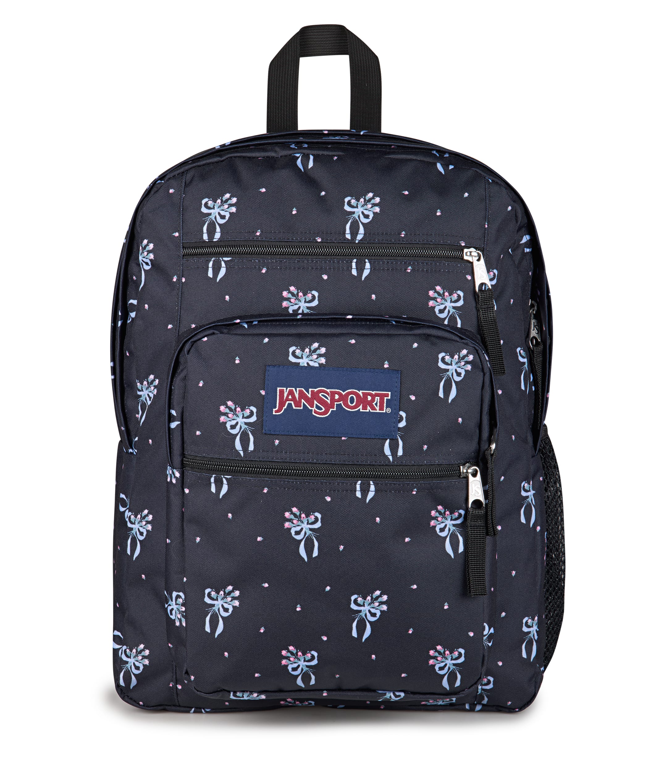 JanSport Big Student Laptop Backpack - Pastel Petals Black