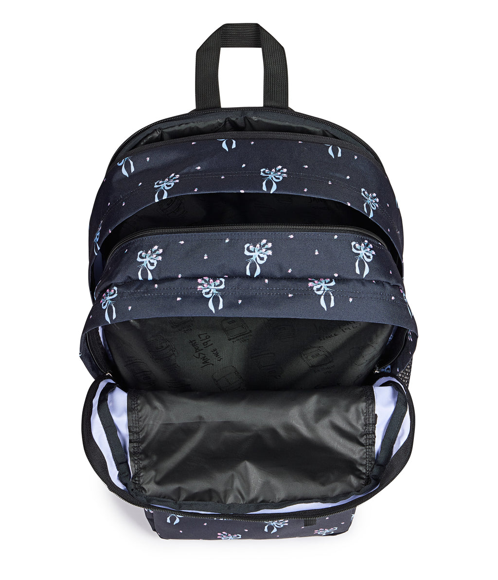 JanSport Big Student Laptop Backpack - Pastel Petals Black