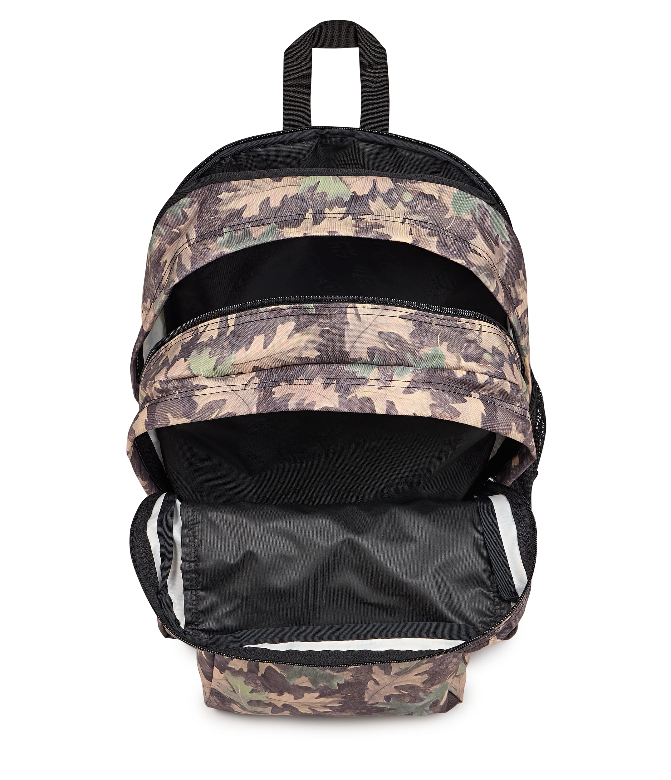 JanSport Big Student Laptop Backpack - Woodland Camo Green