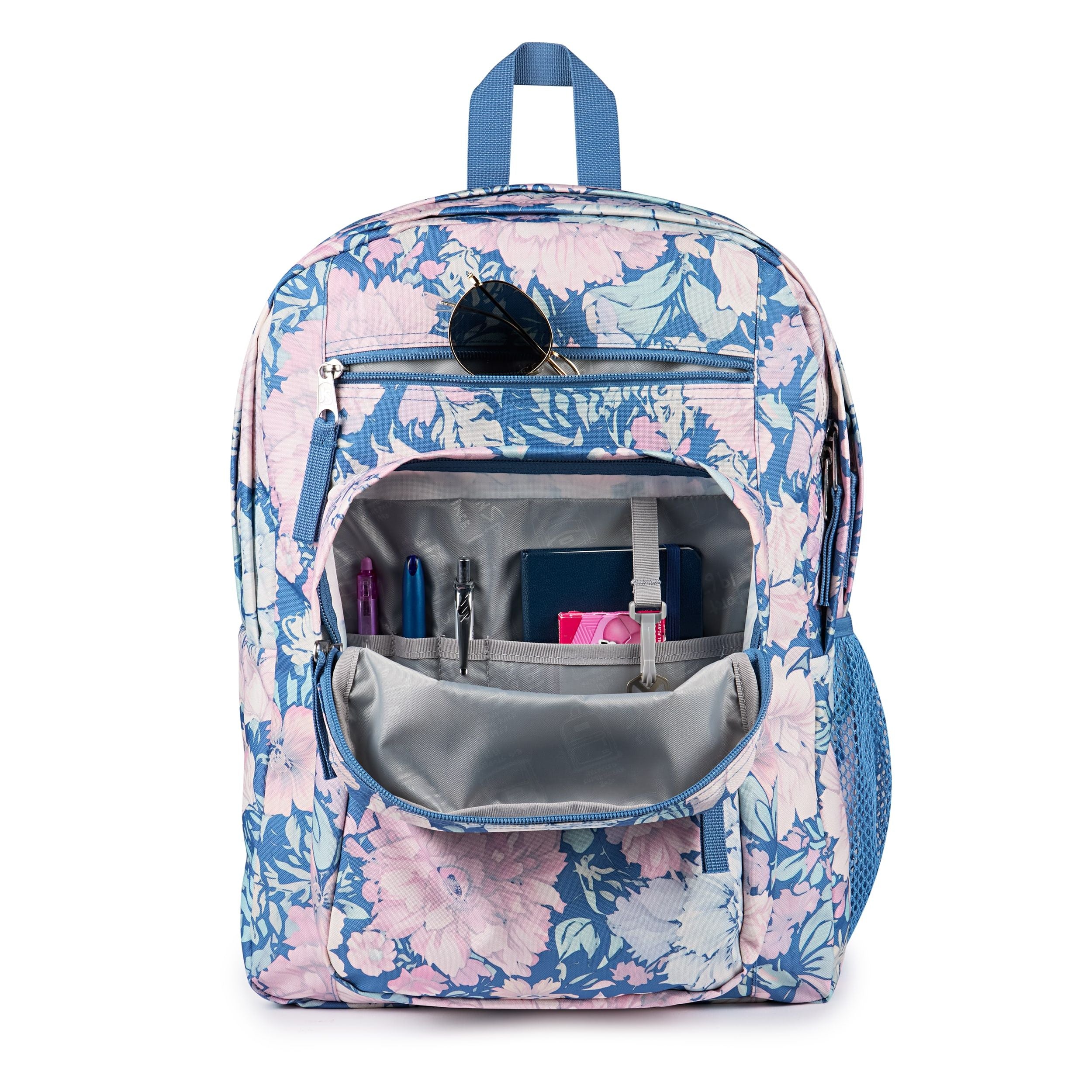 JanSport Big Student Backpack - Faded Tapestry Elemental Blue