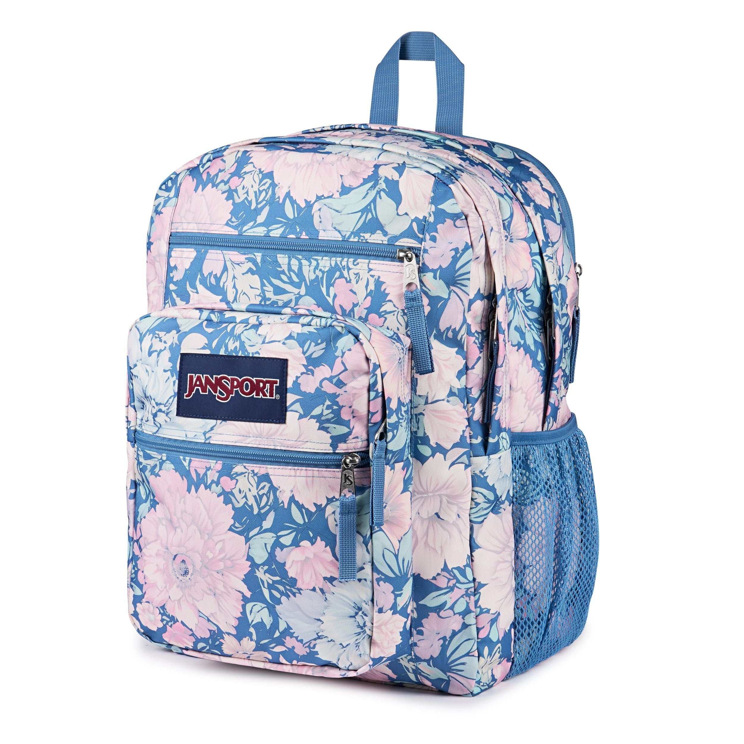 JanSport Big Student Backpack - Faded Tapestry Elemental Blue