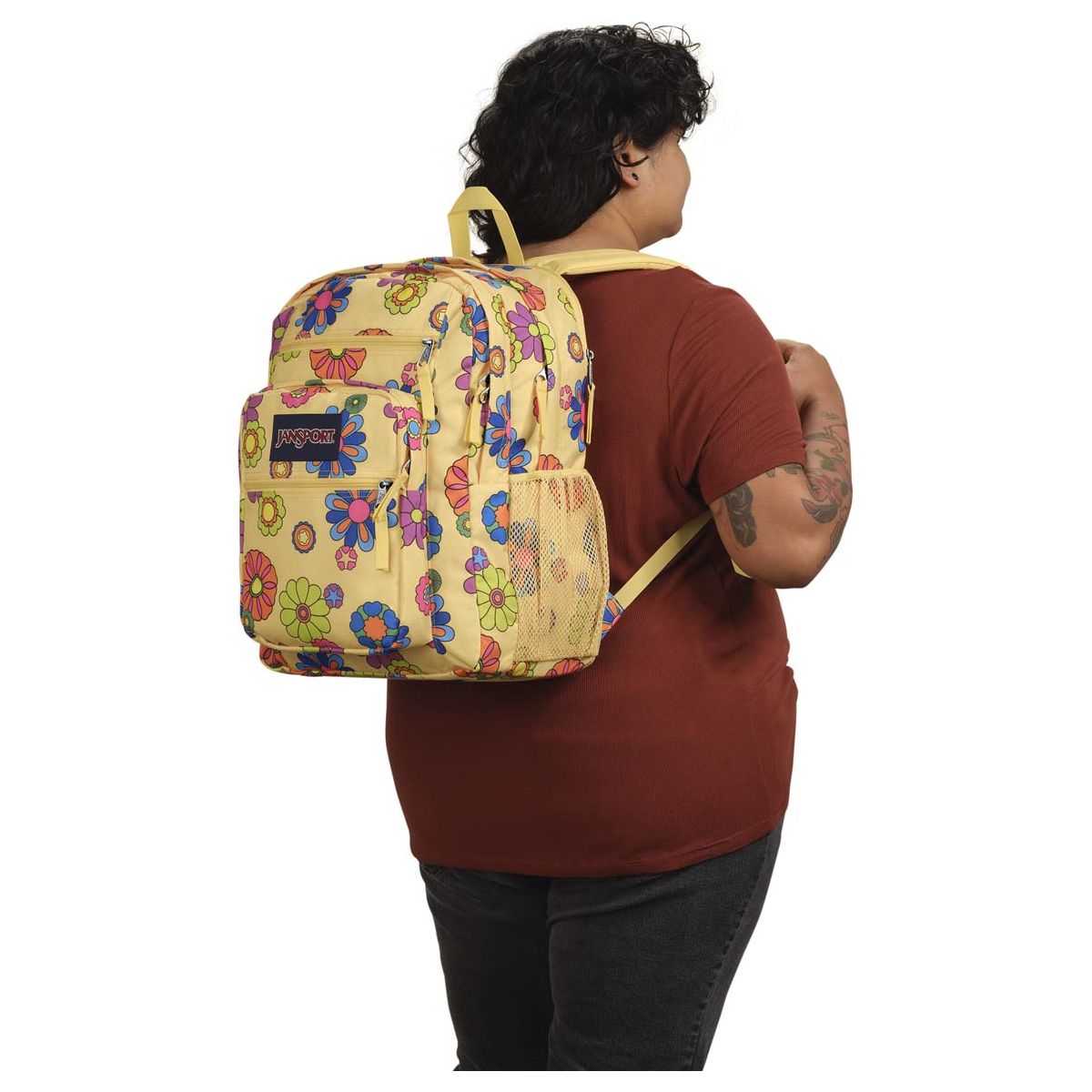 JanSport Big Student Backpack - Power To The Flower