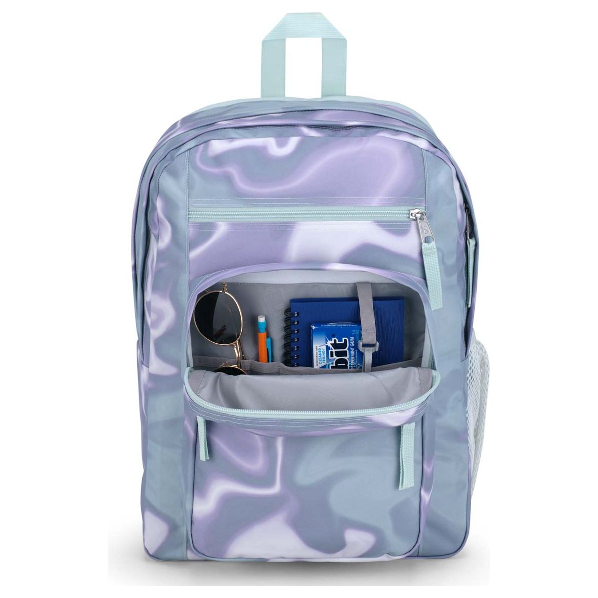 Jansport Big Student Backpack - Platinum Puddles