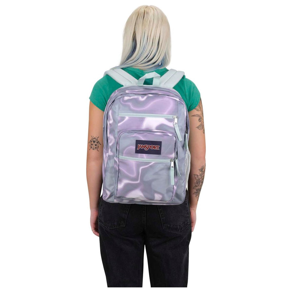 Jansport Big Student Backpack - Platinum Puddles