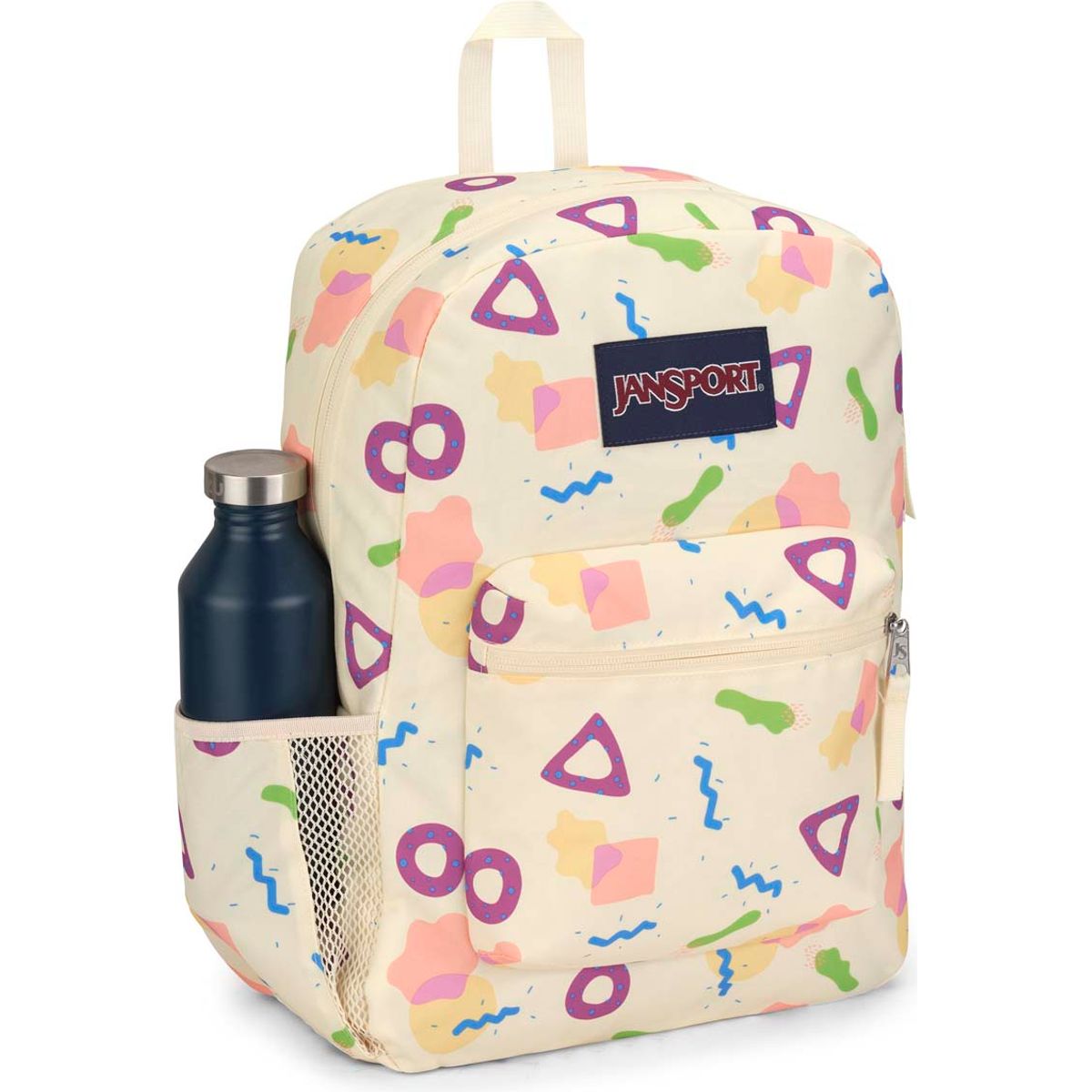 JanSport Cross Town Backpack - Memphis Mood Neon