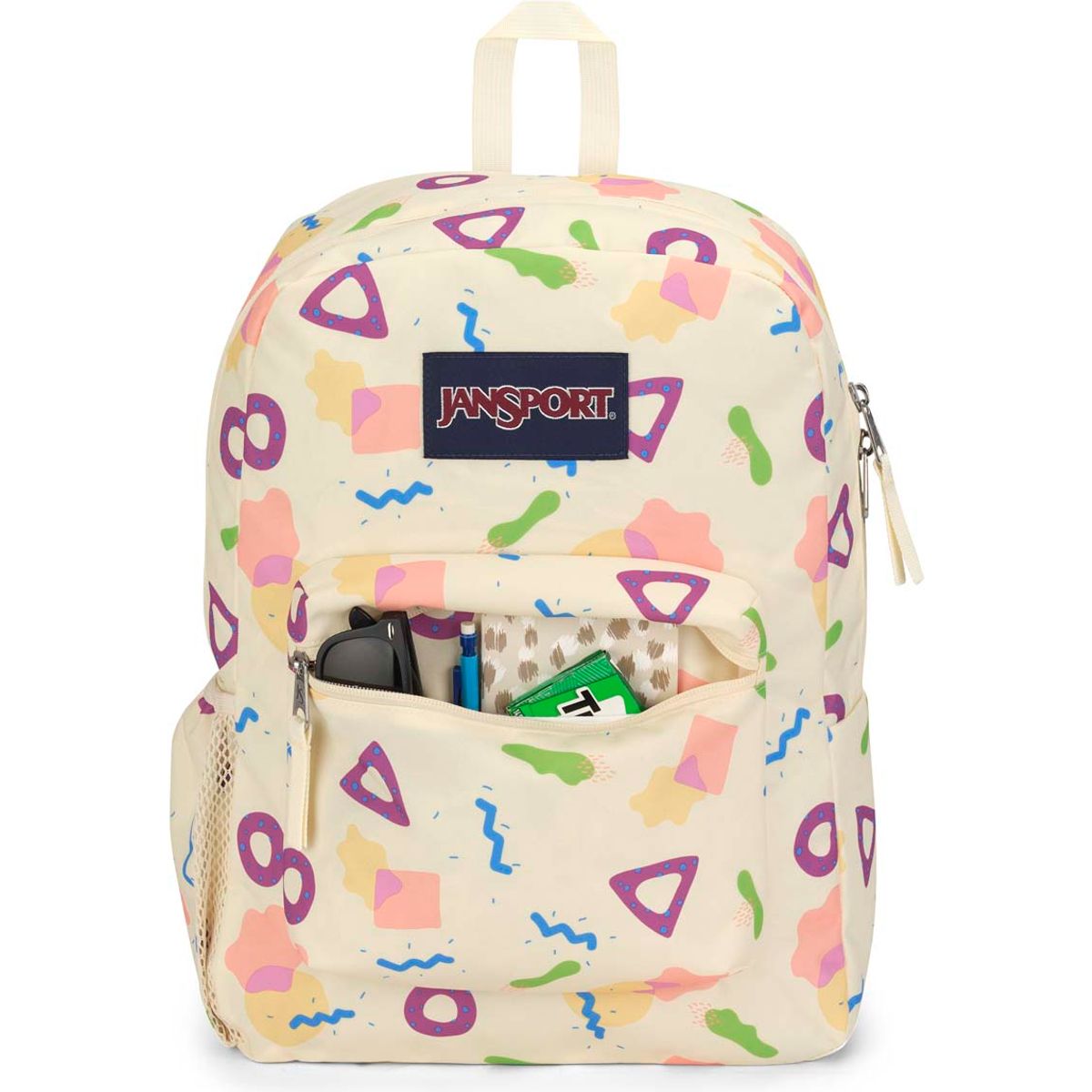 JanSport Cross Town Backpack - Memphis Mood Neon