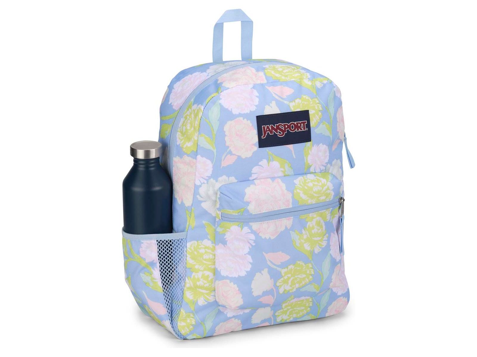 JanSport Cross Town Backpack – Autumn Tapestry Hydrangea – MouraCuir
