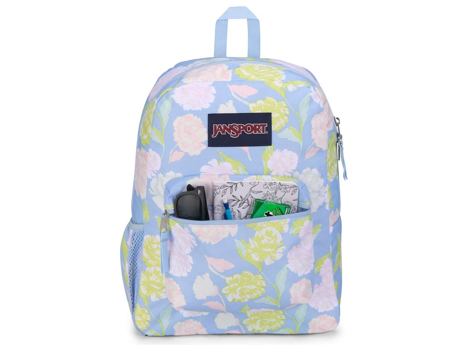 JanSport Cross Town Backpack – Autumn Tapestry Hydrangea