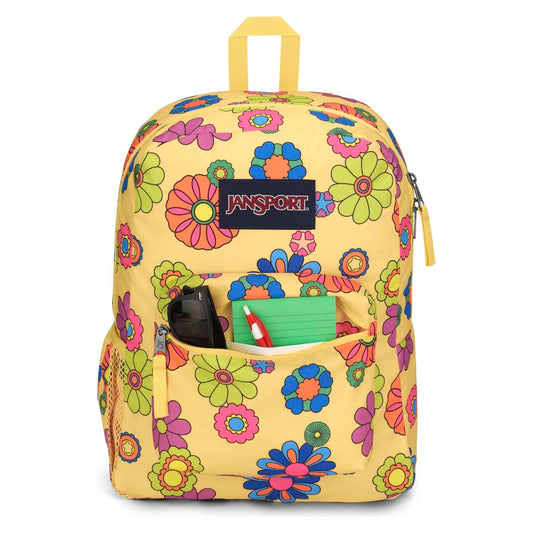 Sac à dos JanSport Cross Town – Le pouvoir à la fleur