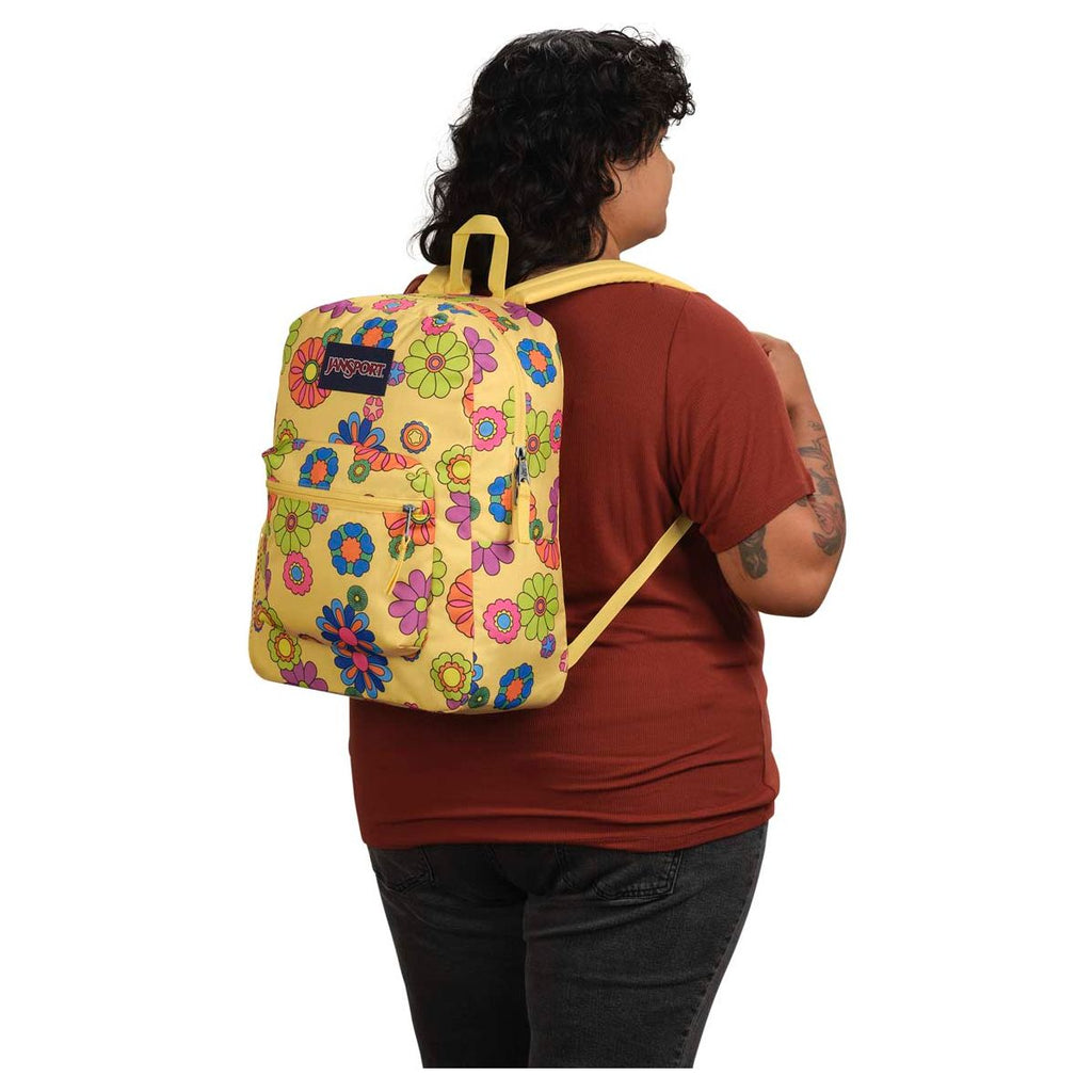 Sac à dos JanSport Cross Town – Le pouvoir à la fleur