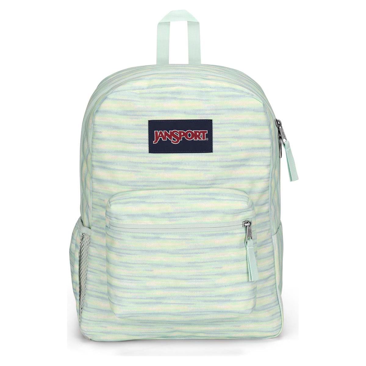 Sac à dos JanSport Cross Town – 70S Space Dye Fresh Mint
