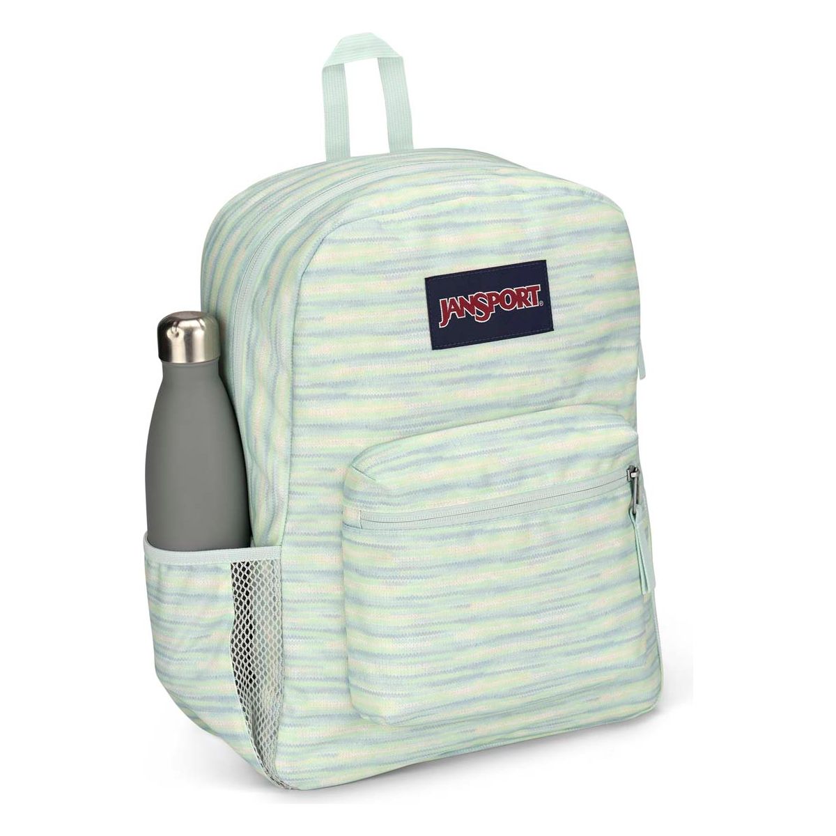 JanSport Cross Town Backpack – 70S Space Dye Fresh Mint