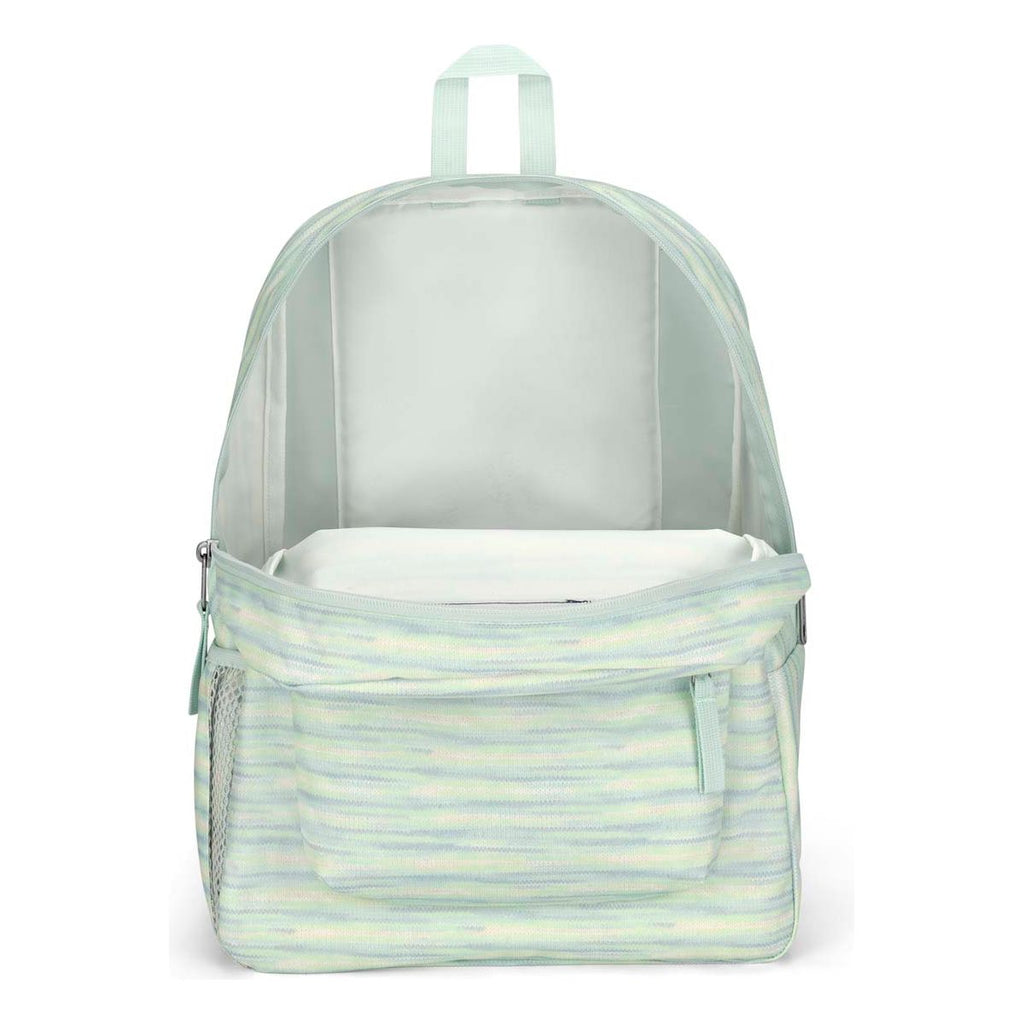 JanSport Cross Town Backpack – 70S Space Dye Fresh Mint