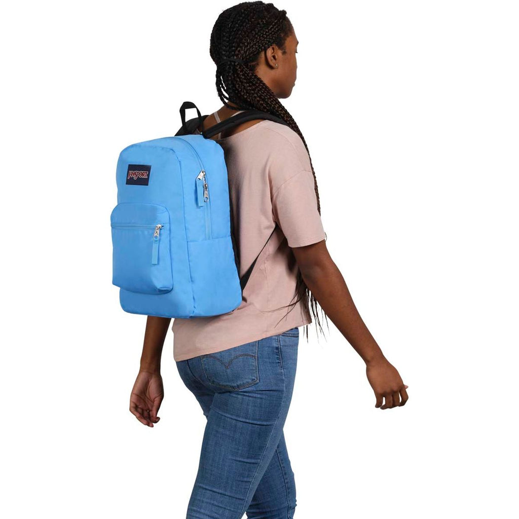 JanSport Cross Town Backpack - Blue Neon