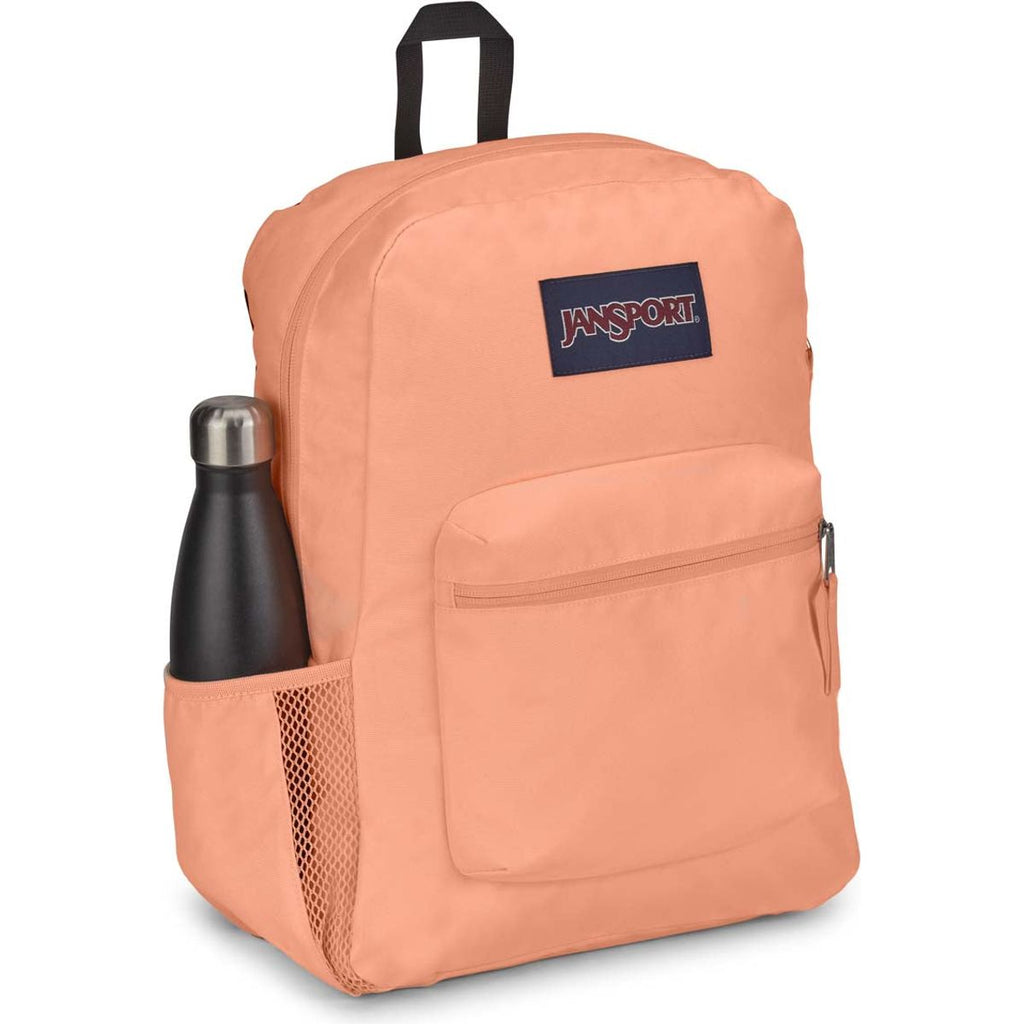 JanSport Cross Town Backpack - Peach Neon