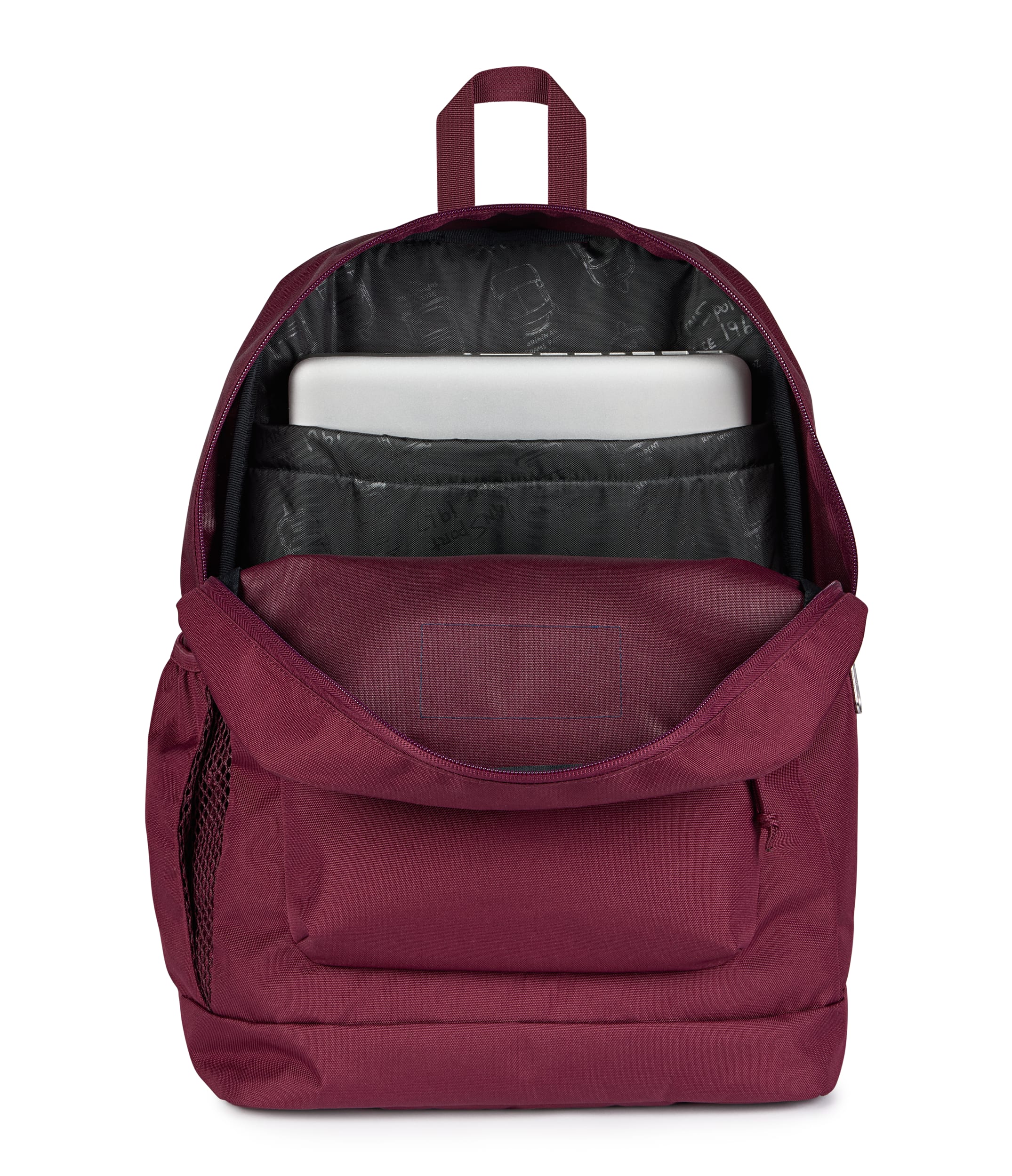 JanSport Cross Town Plus Laptop Backpack - Cherry Lacquer
