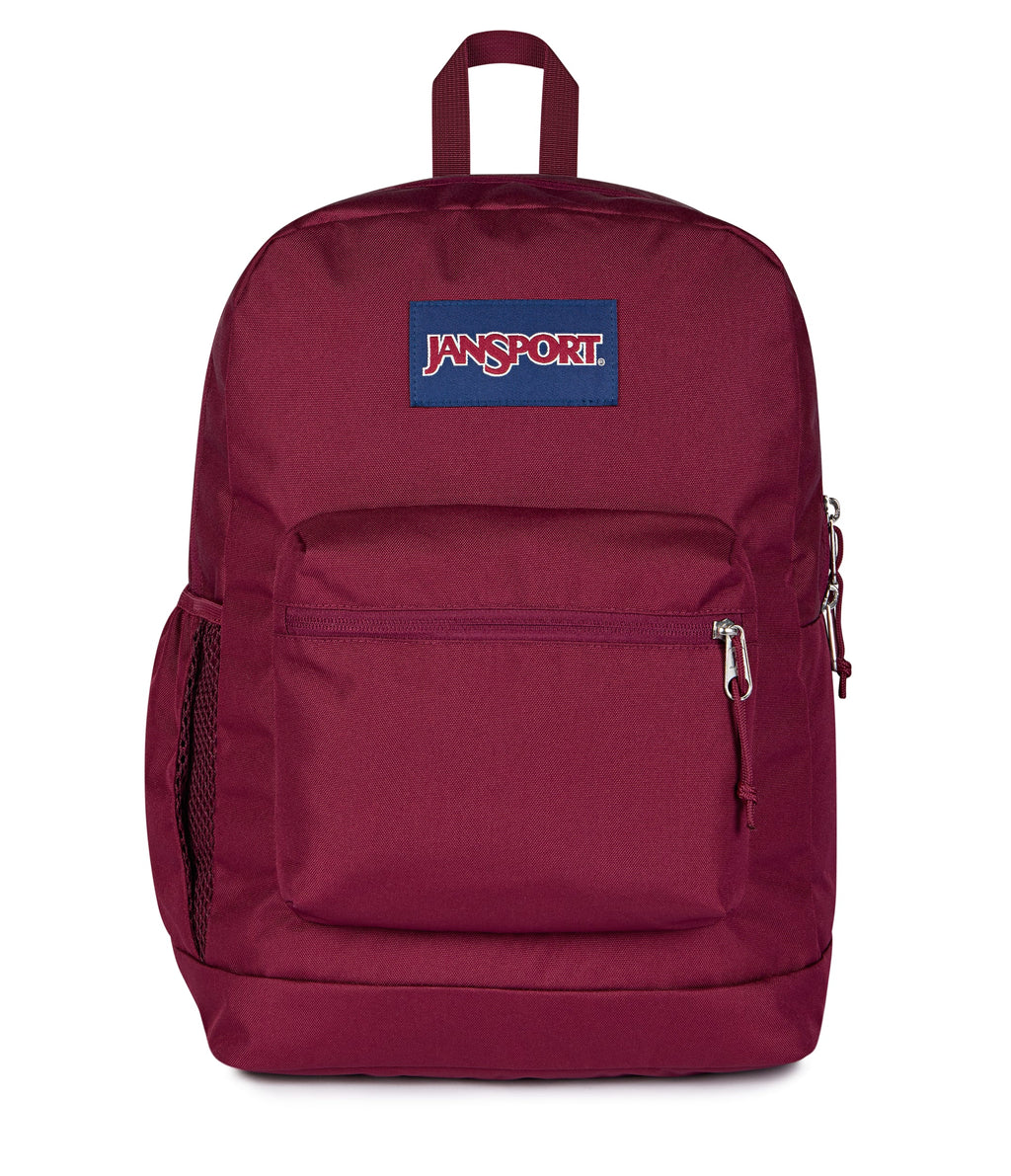 JanSport Cross Town Plus Laptop Backpack - Cherry Lacquer