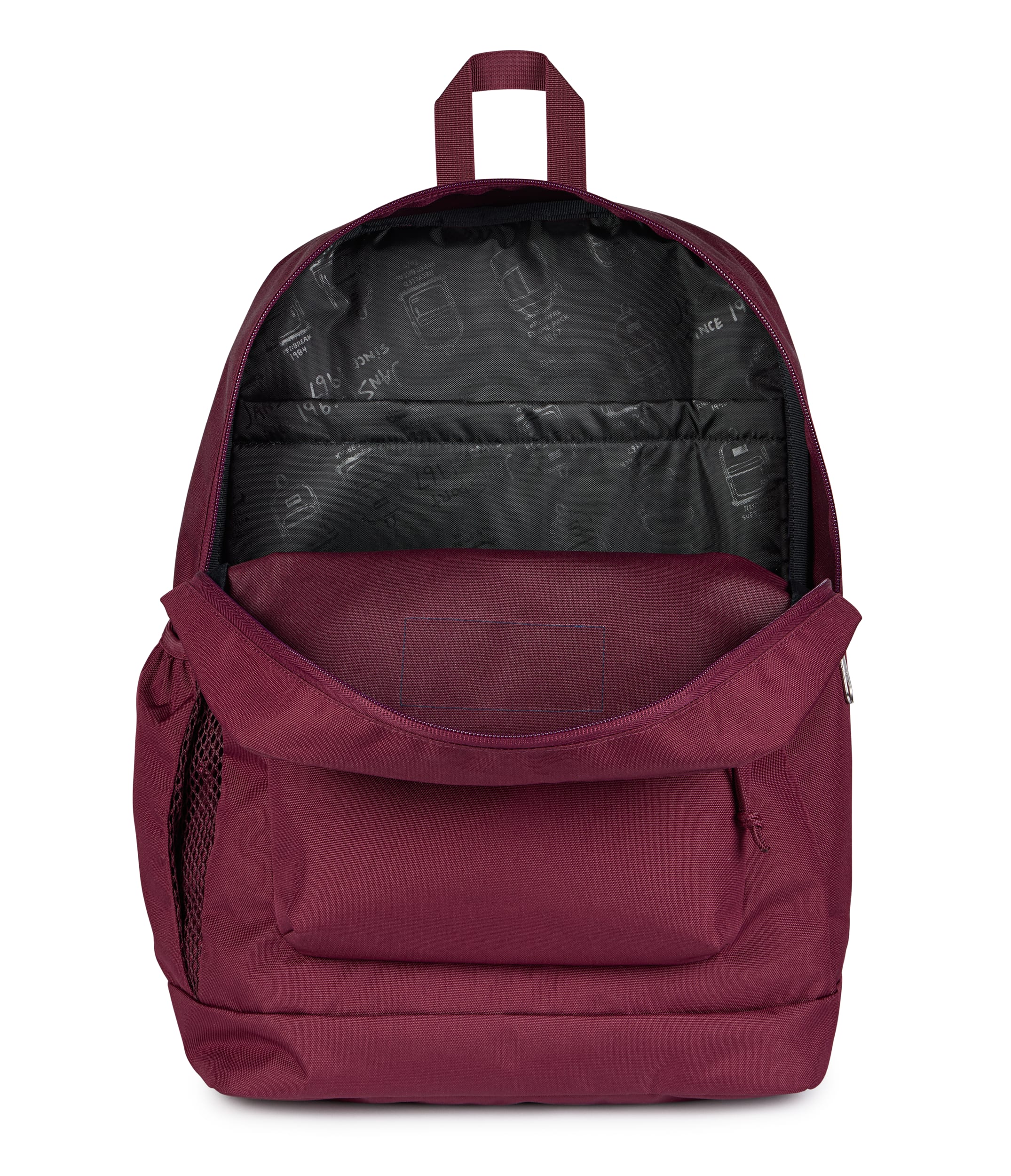 JanSport Cross Town Plus Laptop Backpack - Cherry Lacquer