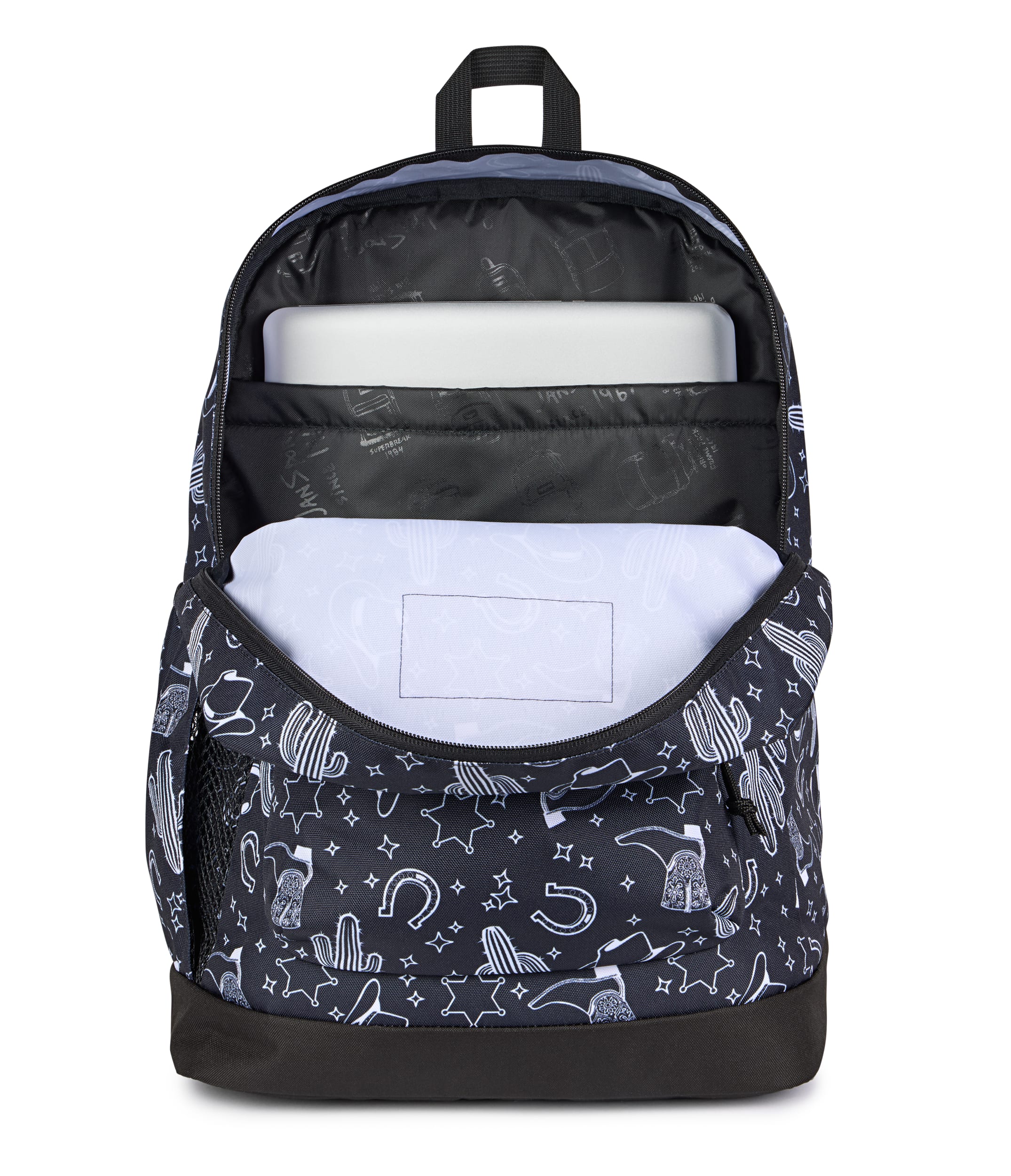 JanSport Cross Town Plus Laptop Backpack - Wild West Escape Black