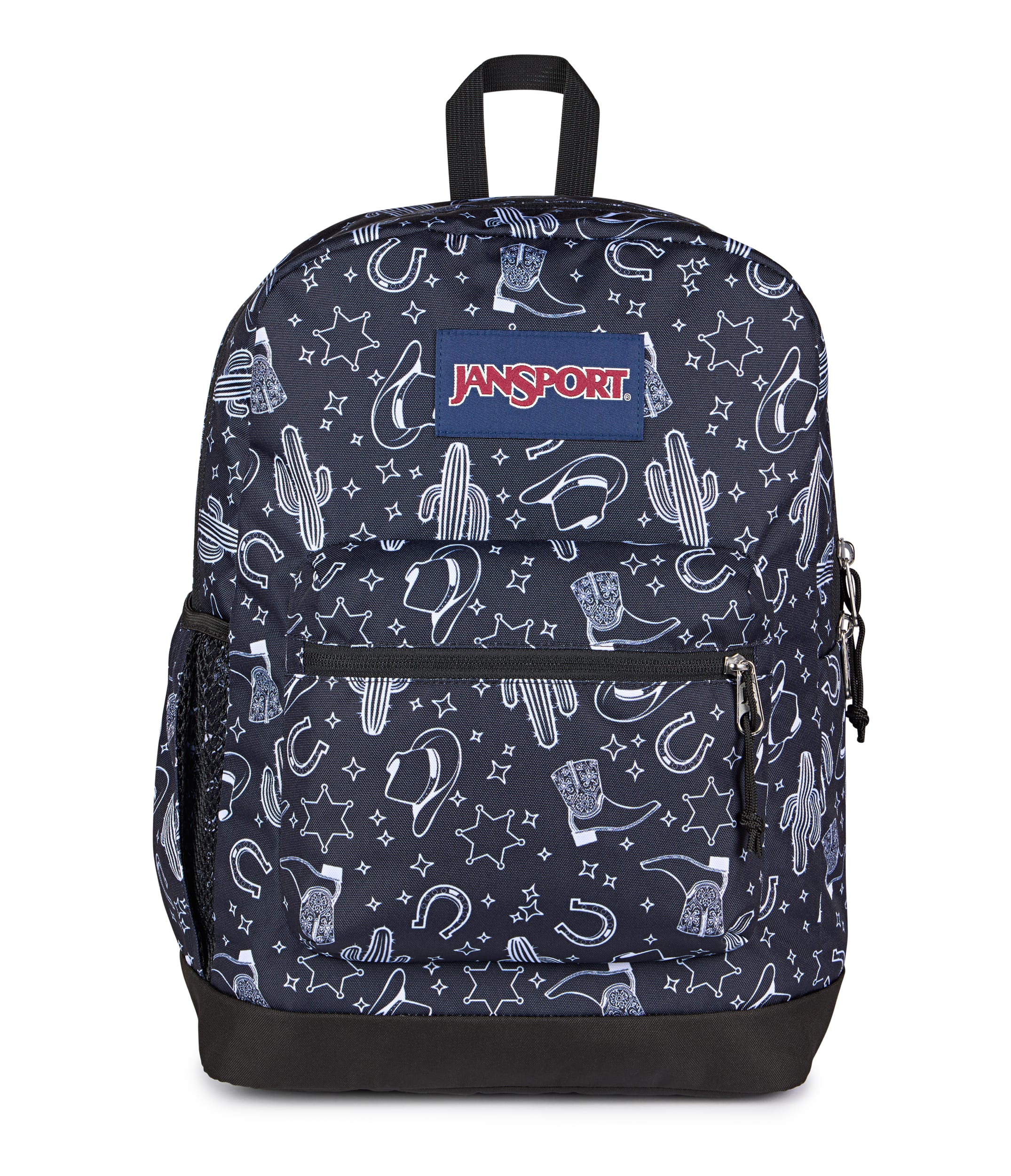 JanSport Cross Town Plus Laptop Backpack - Wild West Escape Black