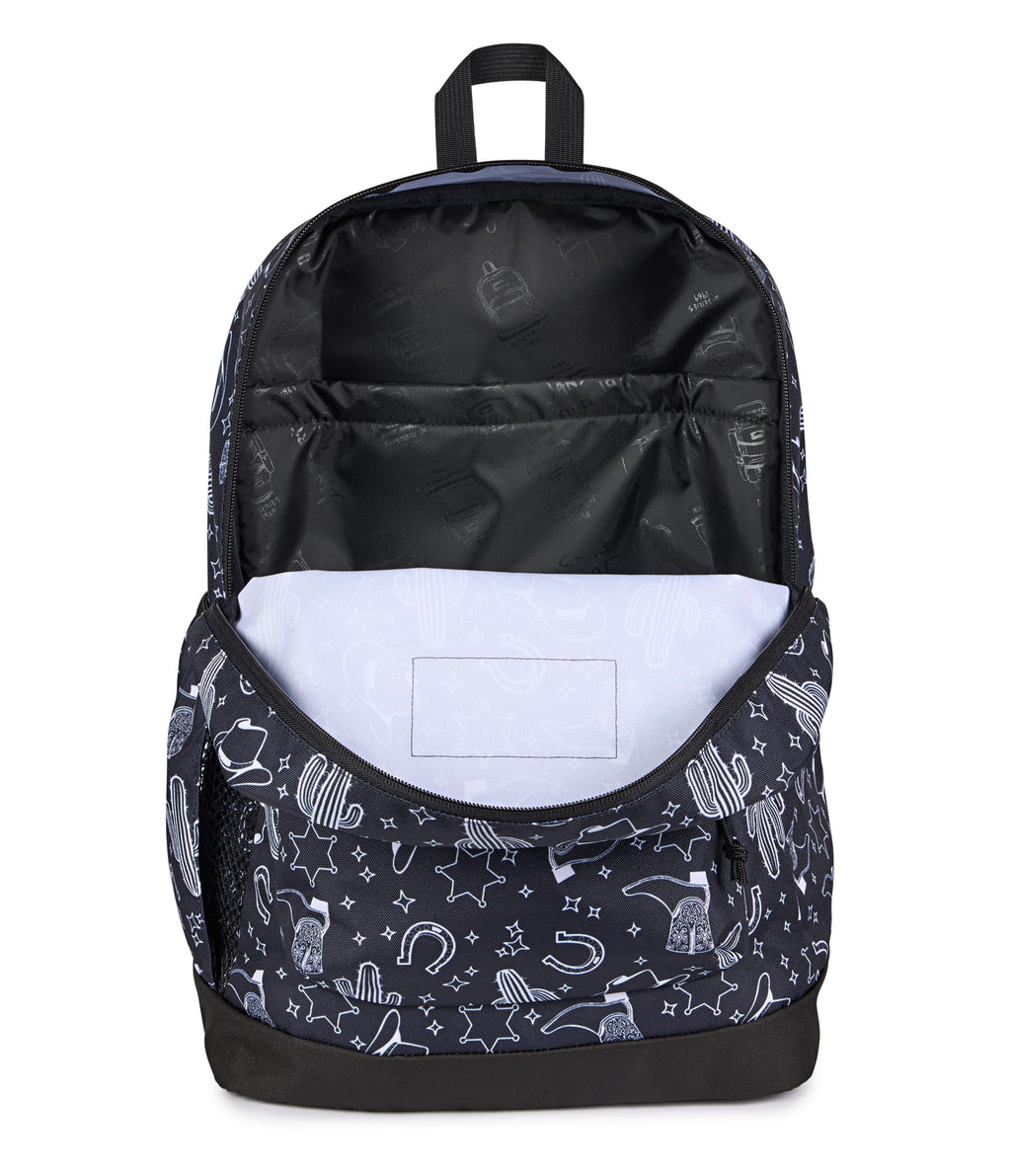 JanSport Cross Town Plus Laptop Backpack - Wild West Escape Black