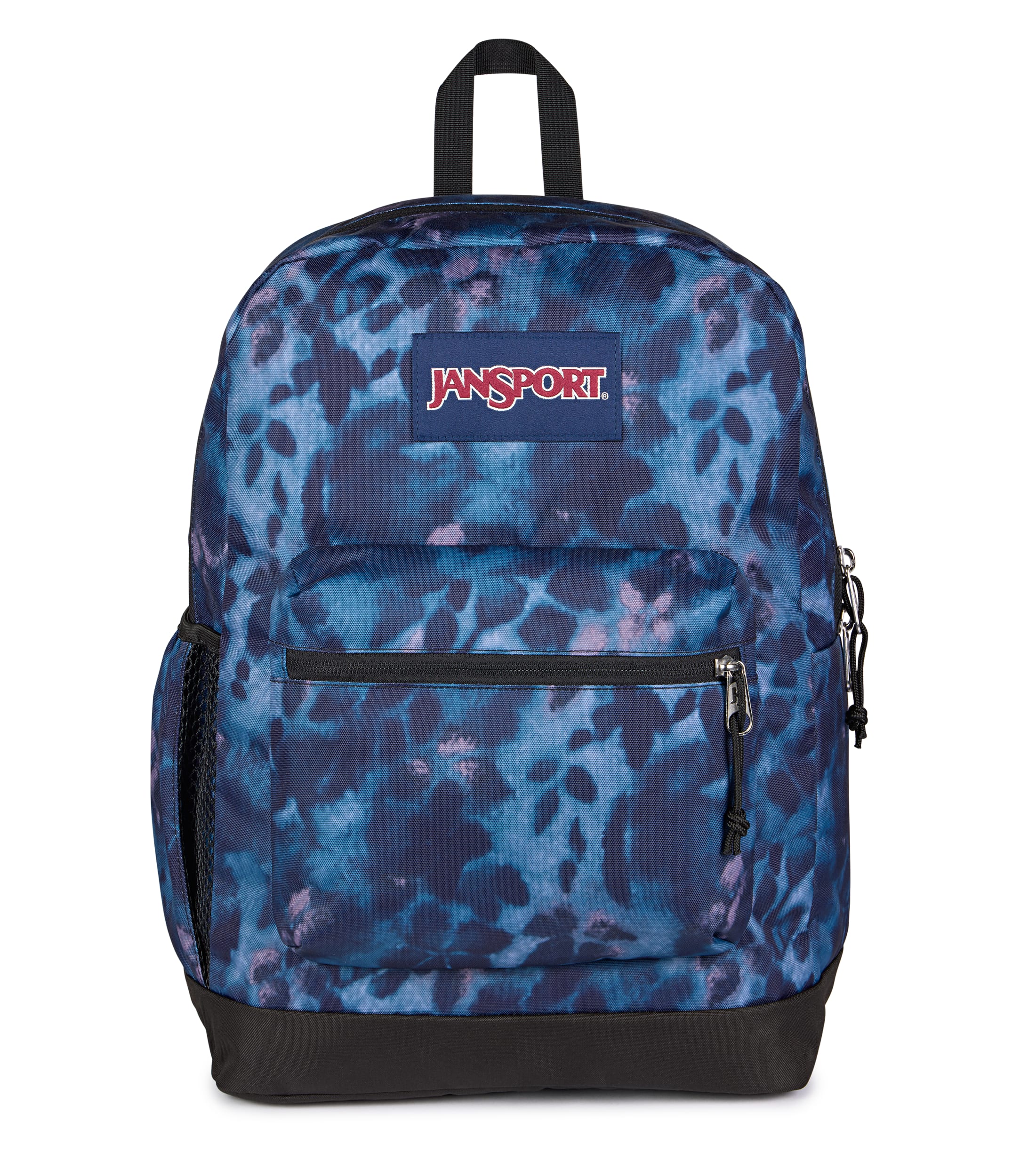 JanSport Cross Town Plus Laptop Backpack - Ghostly Florals Navy