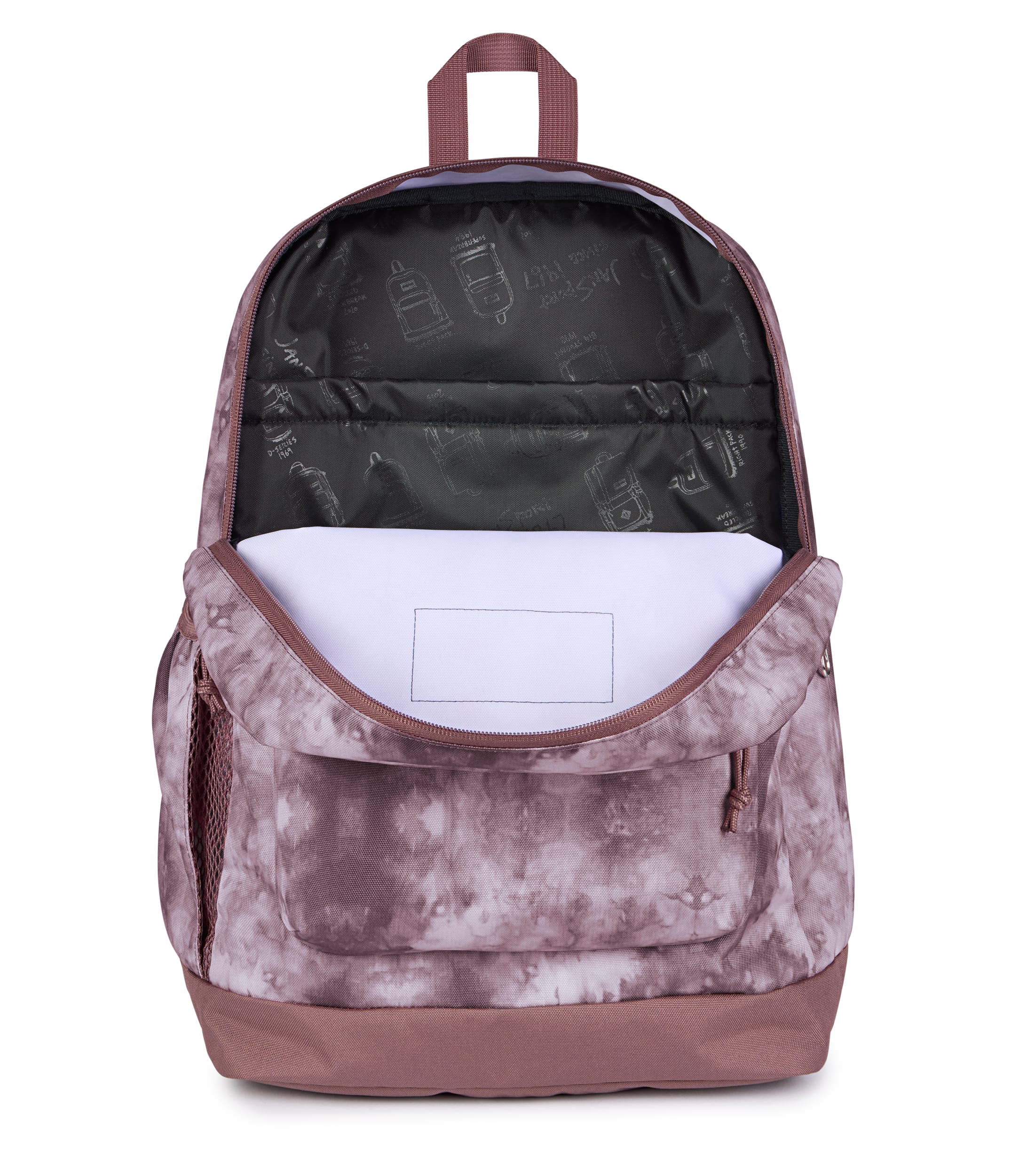JanSport Cross Town Plus Laptop Backpack - Ice Dye Mahogany Haze