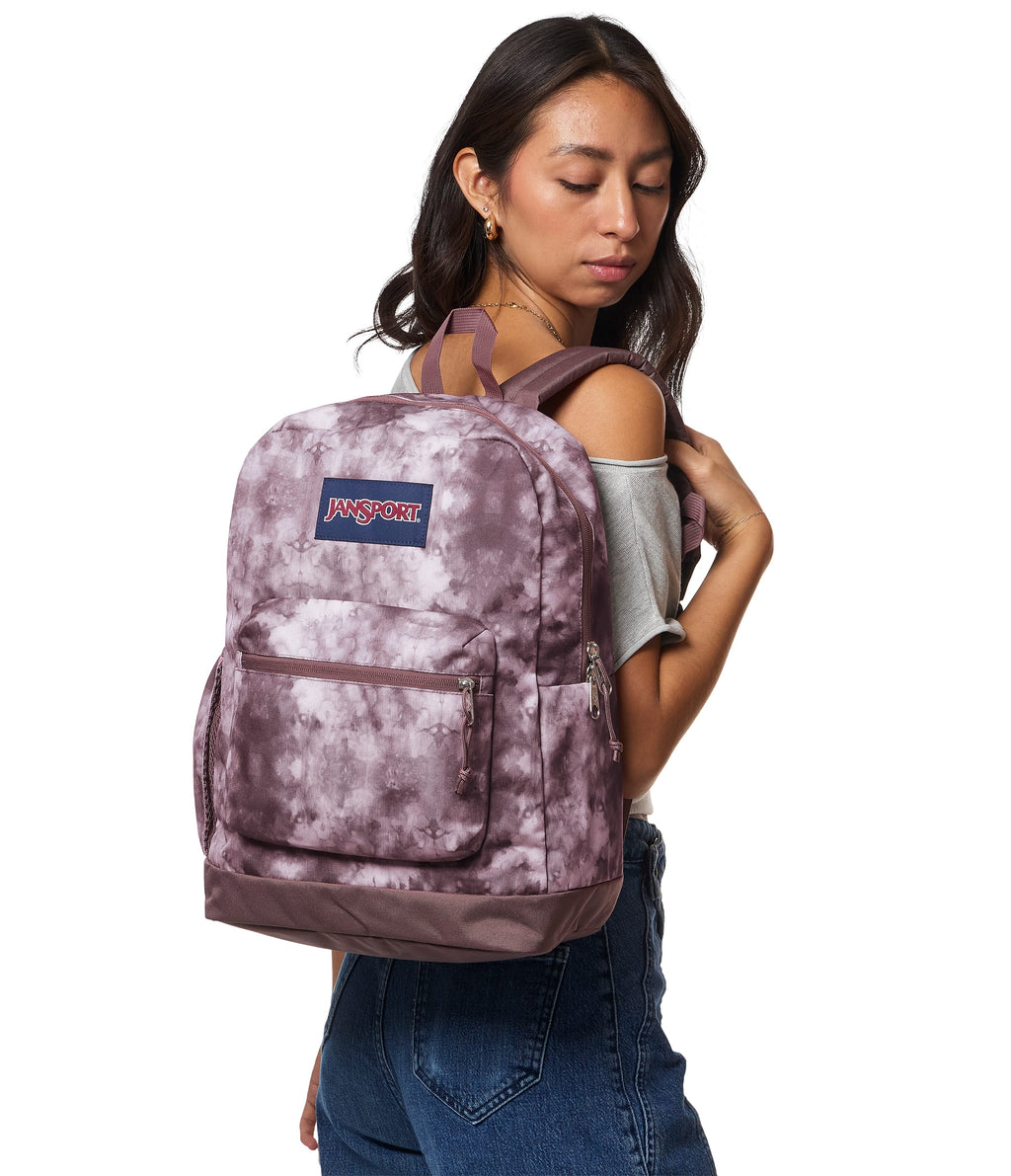 JanSport Cross Town Plus Laptop Backpack - Ice Dye Mahogany Haze