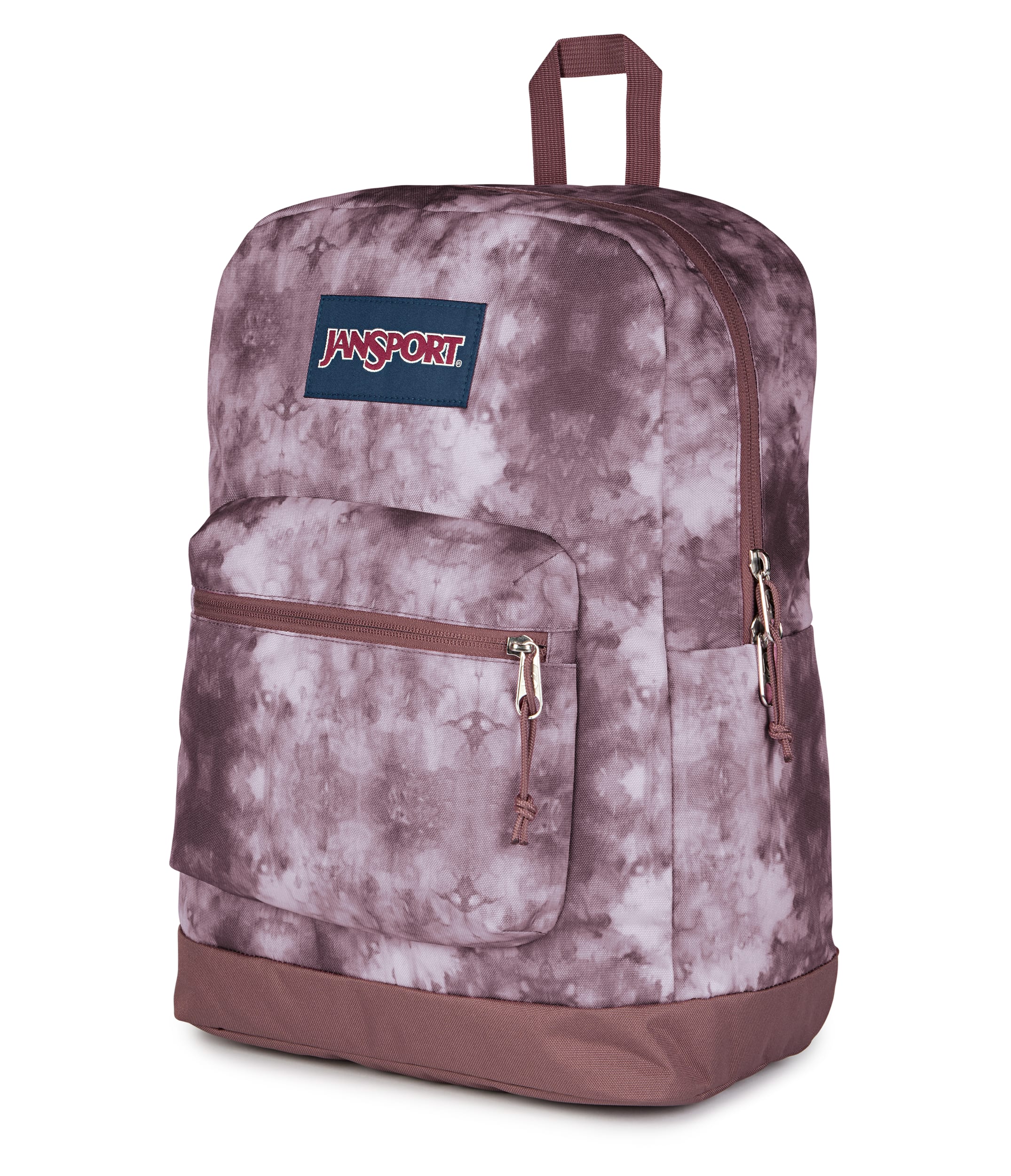 JanSport Cross Town Plus Laptop Backpack - Ice Dye Mahogany Haze