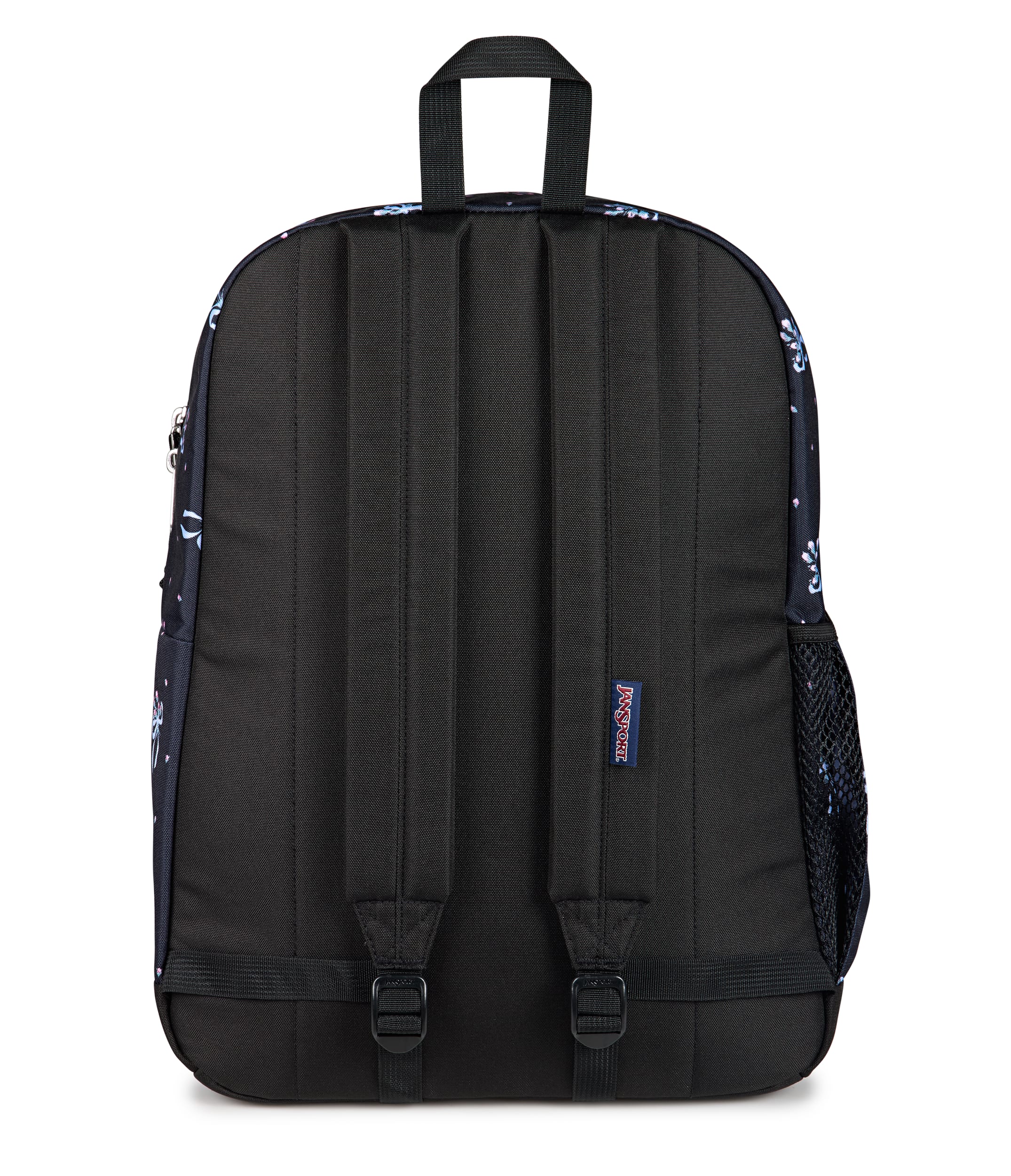 JanSport Cross Town Plus Laptop Backpack - Pastel Petals Black
