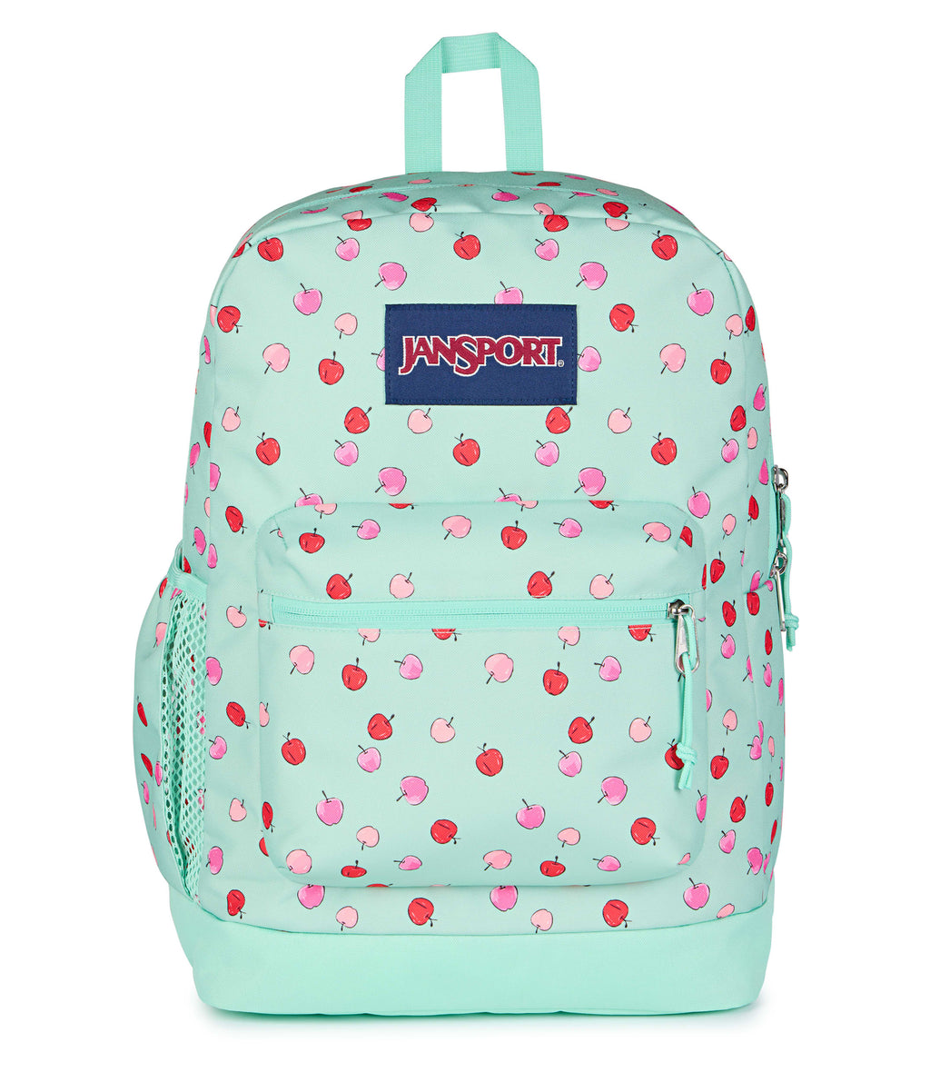 JanSport Cross Town Plus Laptop Backpack - Apple Orchard Magic Mint