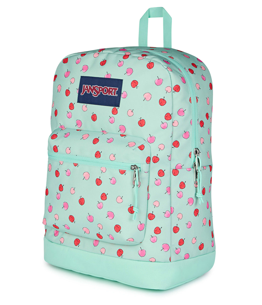 JanSport Cross Town Plus Laptop Backpack - Apple Orchard Magic Mint